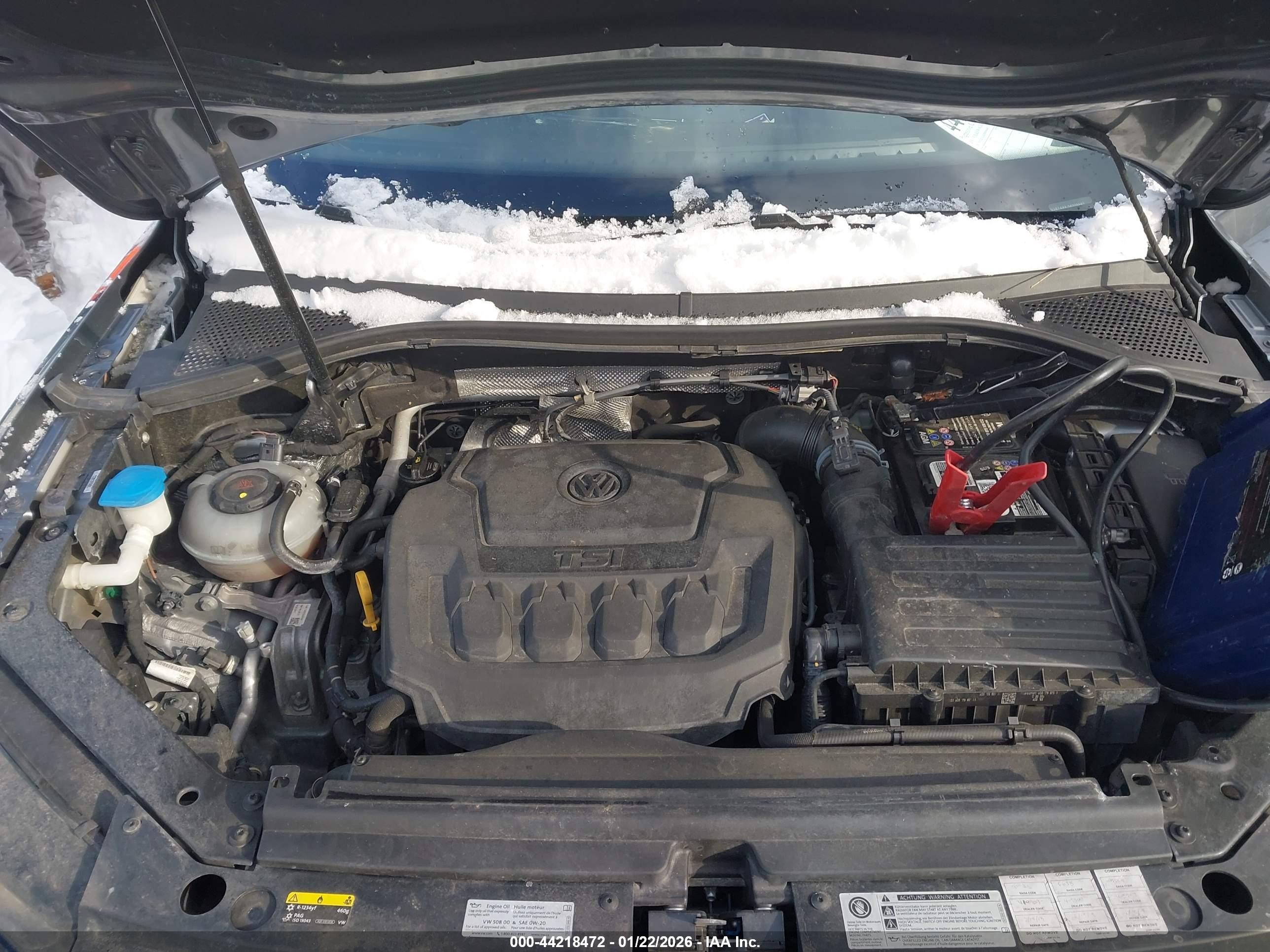 2018 Volkswagen Tiguan 2.0t S Серый vin: 3VV1B7AX8JM009449