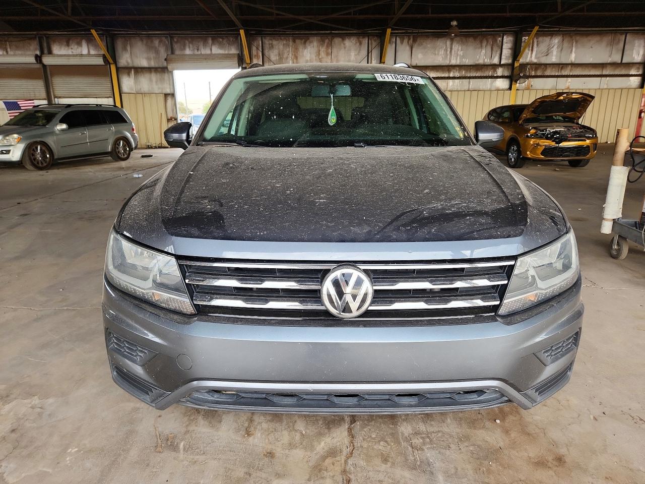 2020 Volkswagen Tiguan S Gray vin: 3VV1B7AX8LM123017