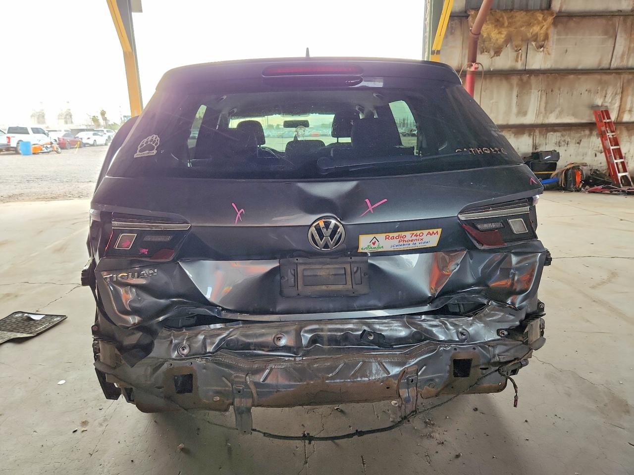 2020 Volkswagen Tiguan S Gray vin: 3VV1B7AX8LM123017