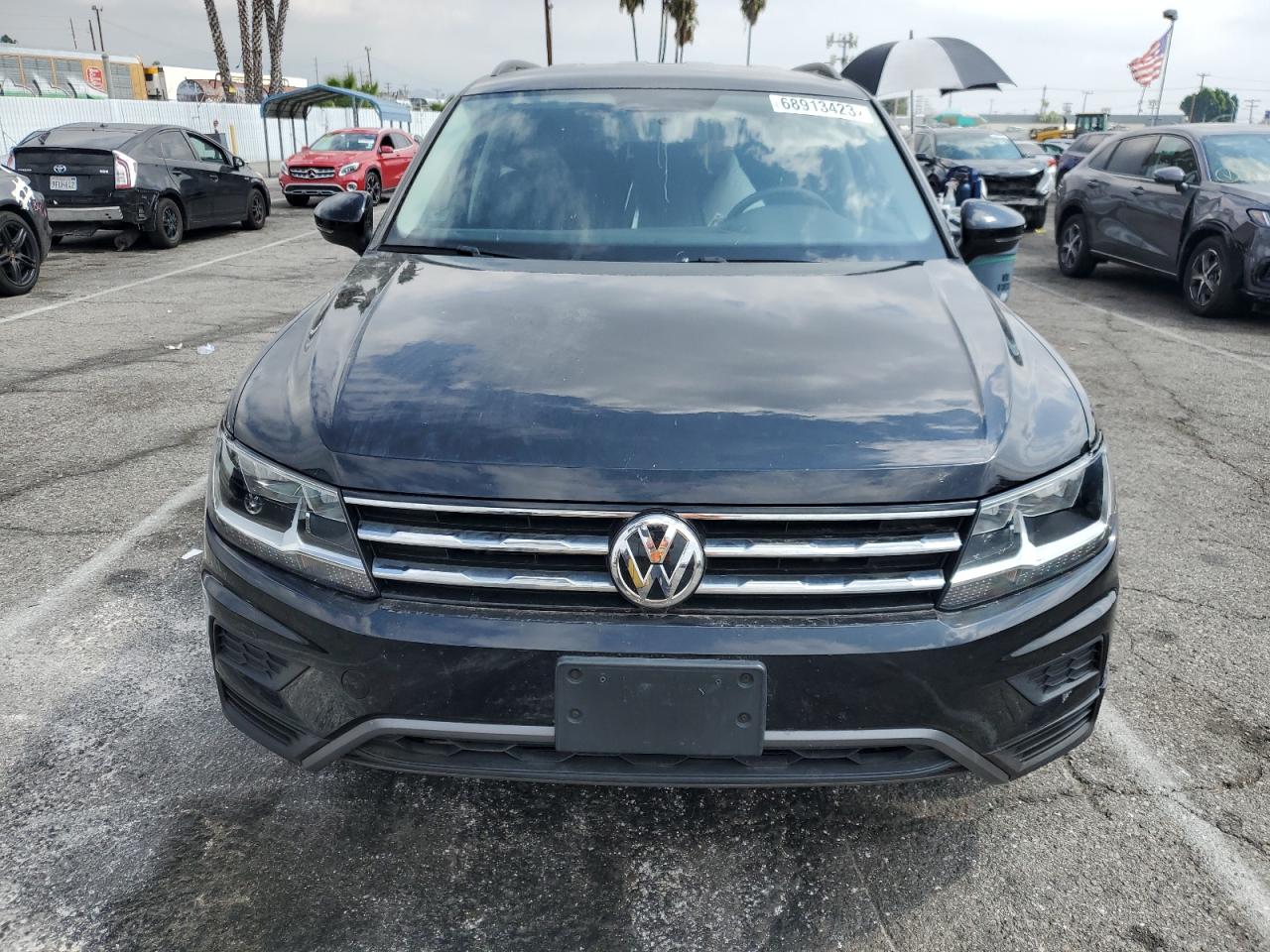 2020 Volkswagen Tiguan S Black vin: 3VV1B7AXXLM046070