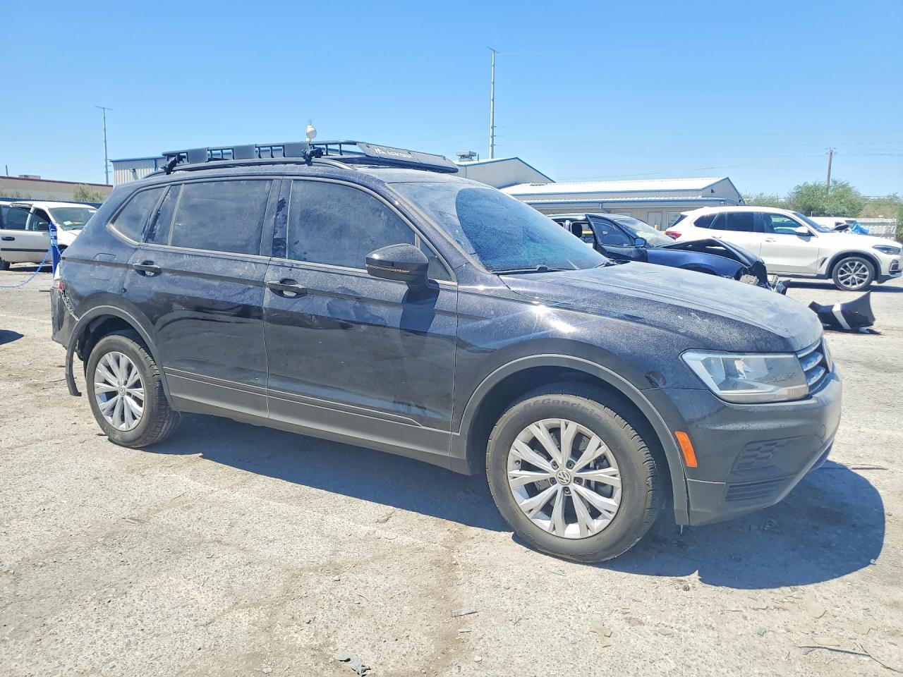 2020 Volkswagen Tiguan S Black vin: 3VV1B7AXXLM046070