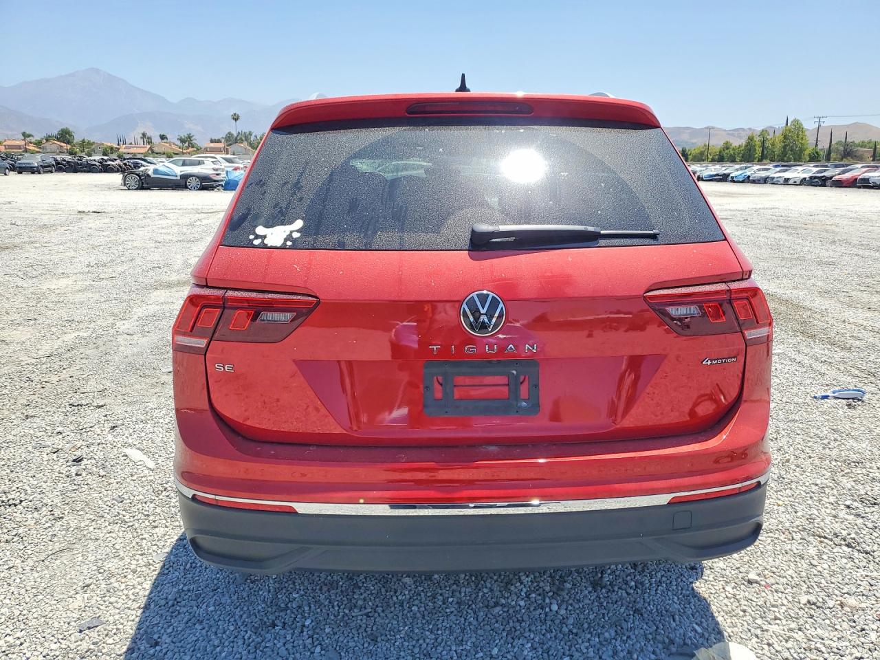 2022 Volkswagen Tiguan Red vin: 3VV2B7AX0NM162739