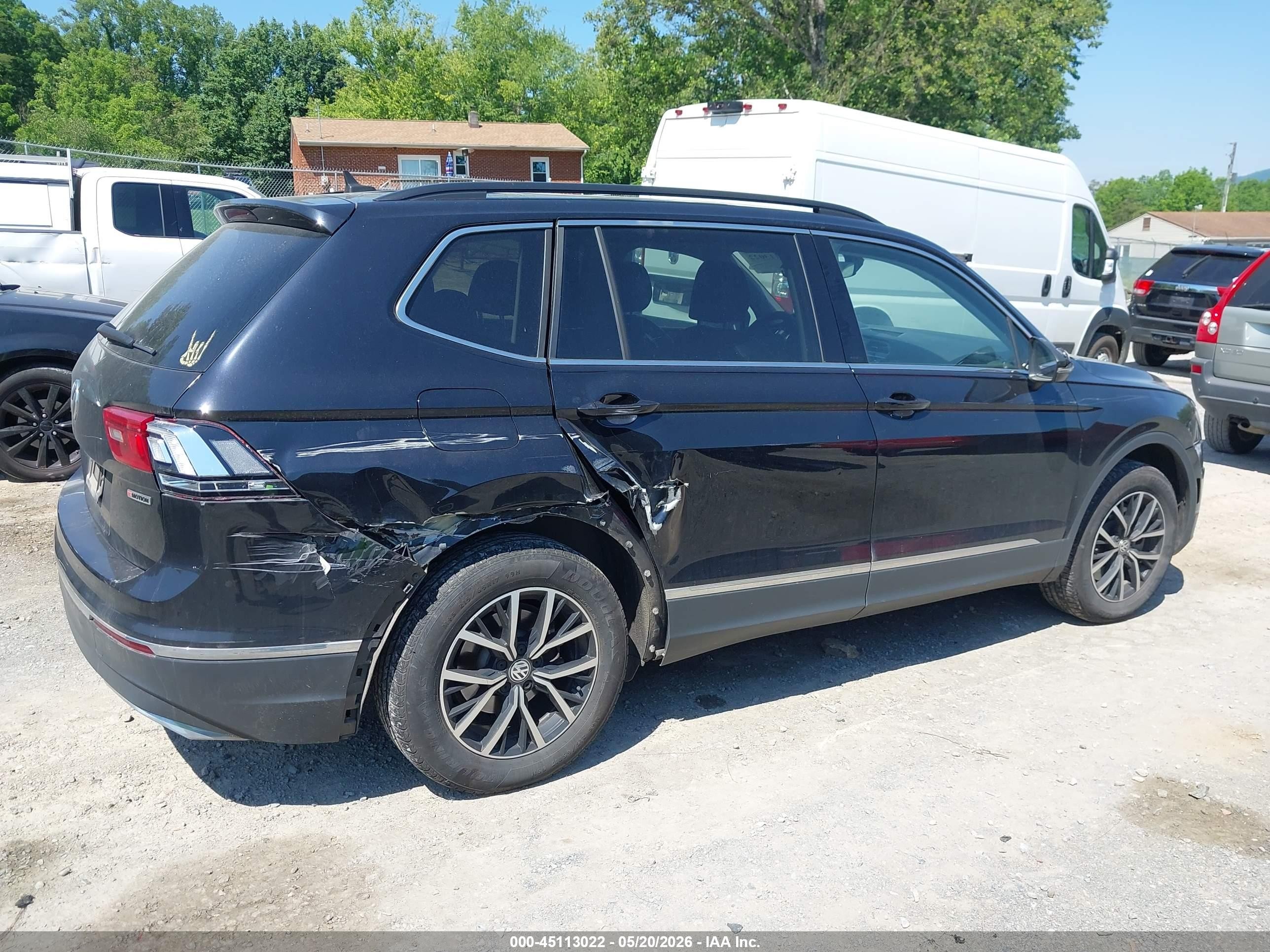 2021 Volkswagen Tiguan 2.0t Se/2.0t Se R-line Black/2.0t Sel Black vin: 3VV2B7AX2MM130261