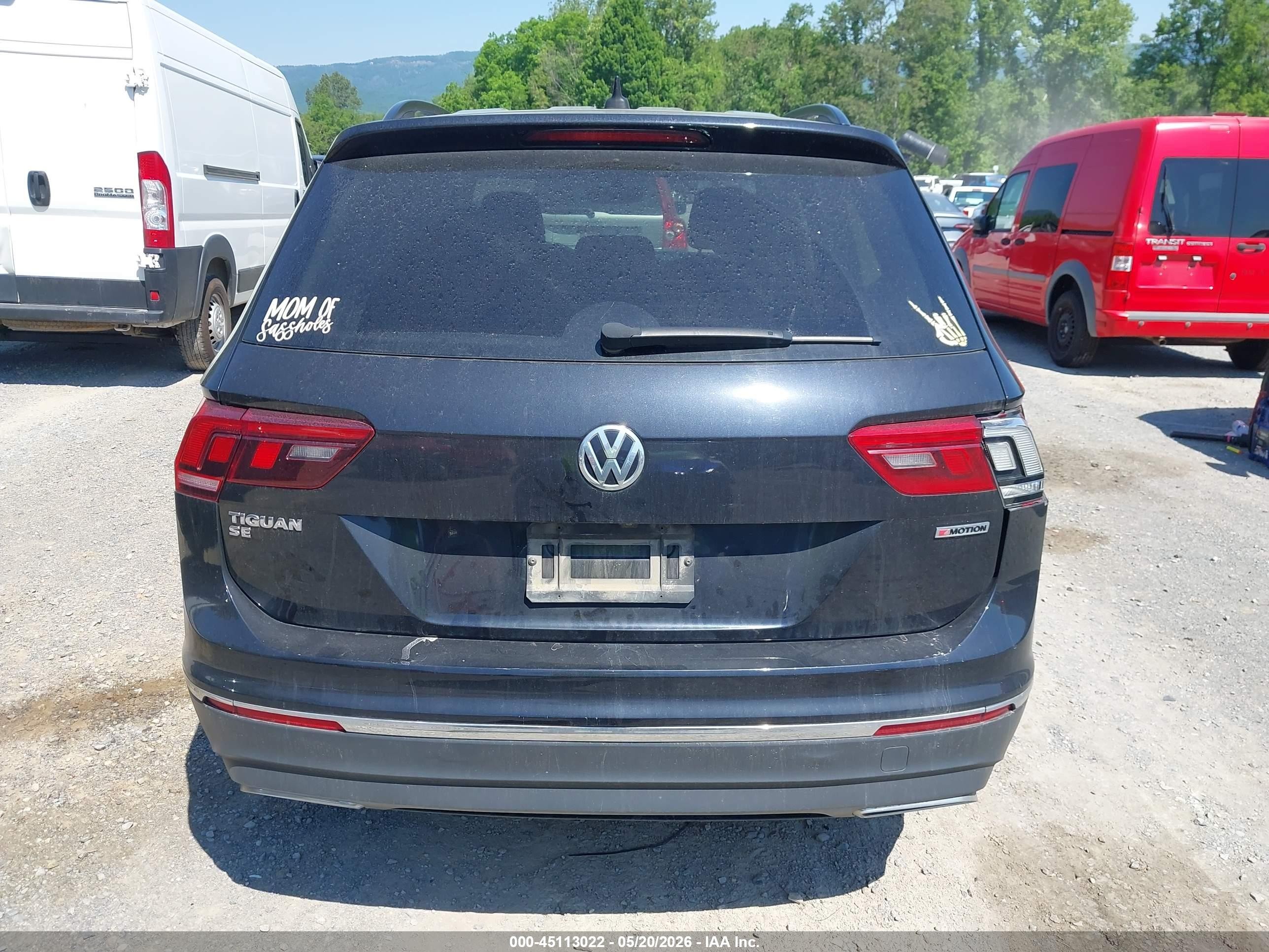 2021 Volkswagen Tiguan 2.0t Se/2.0t Se R-line Black/2.0t Sel Black vin: 3VV2B7AX2MM130261