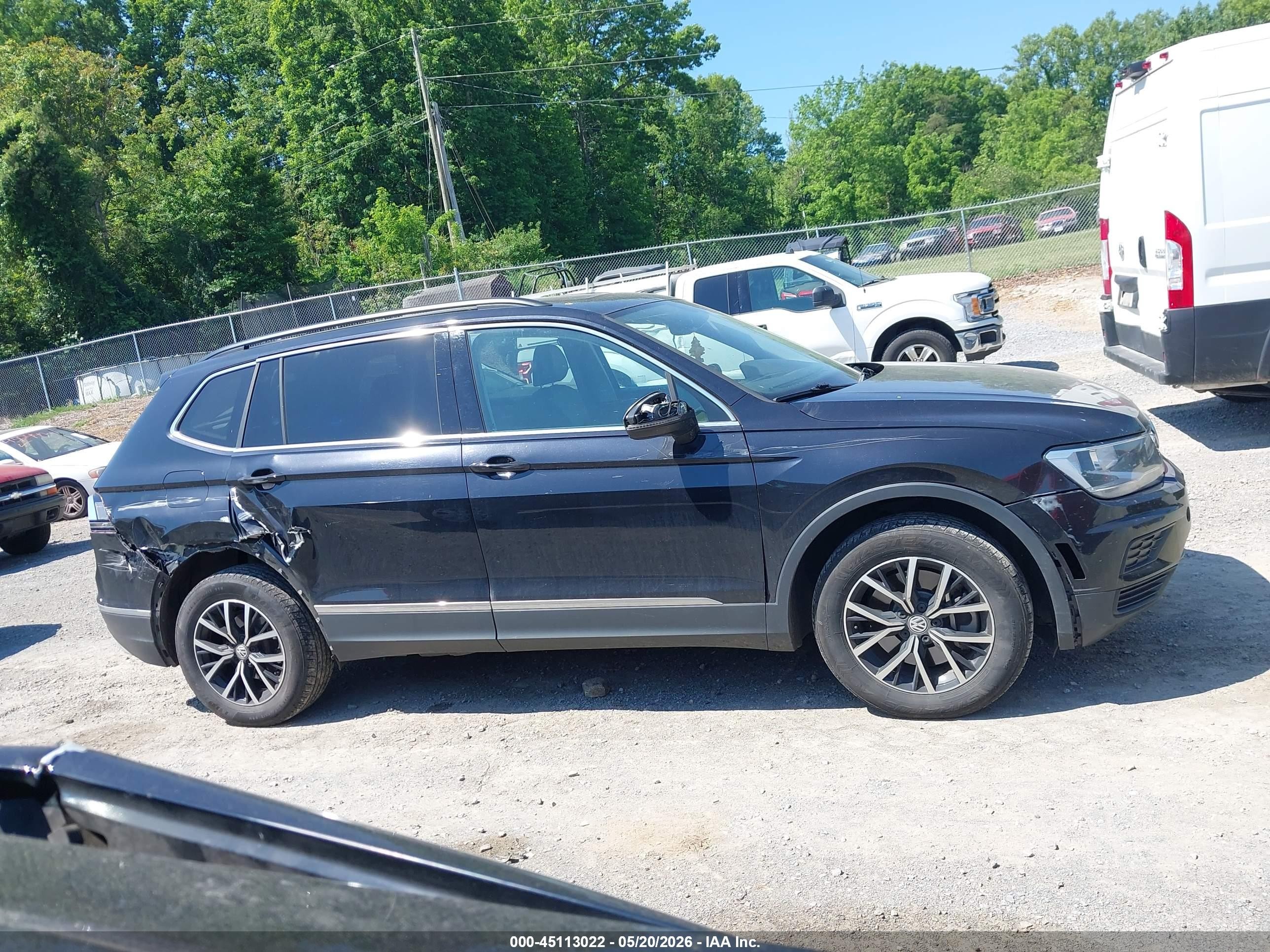 2021 Volkswagen Tiguan 2.0t Se/2.0t Se R-line Black/2.0t Sel Black vin: 3VV2B7AX2MM130261
