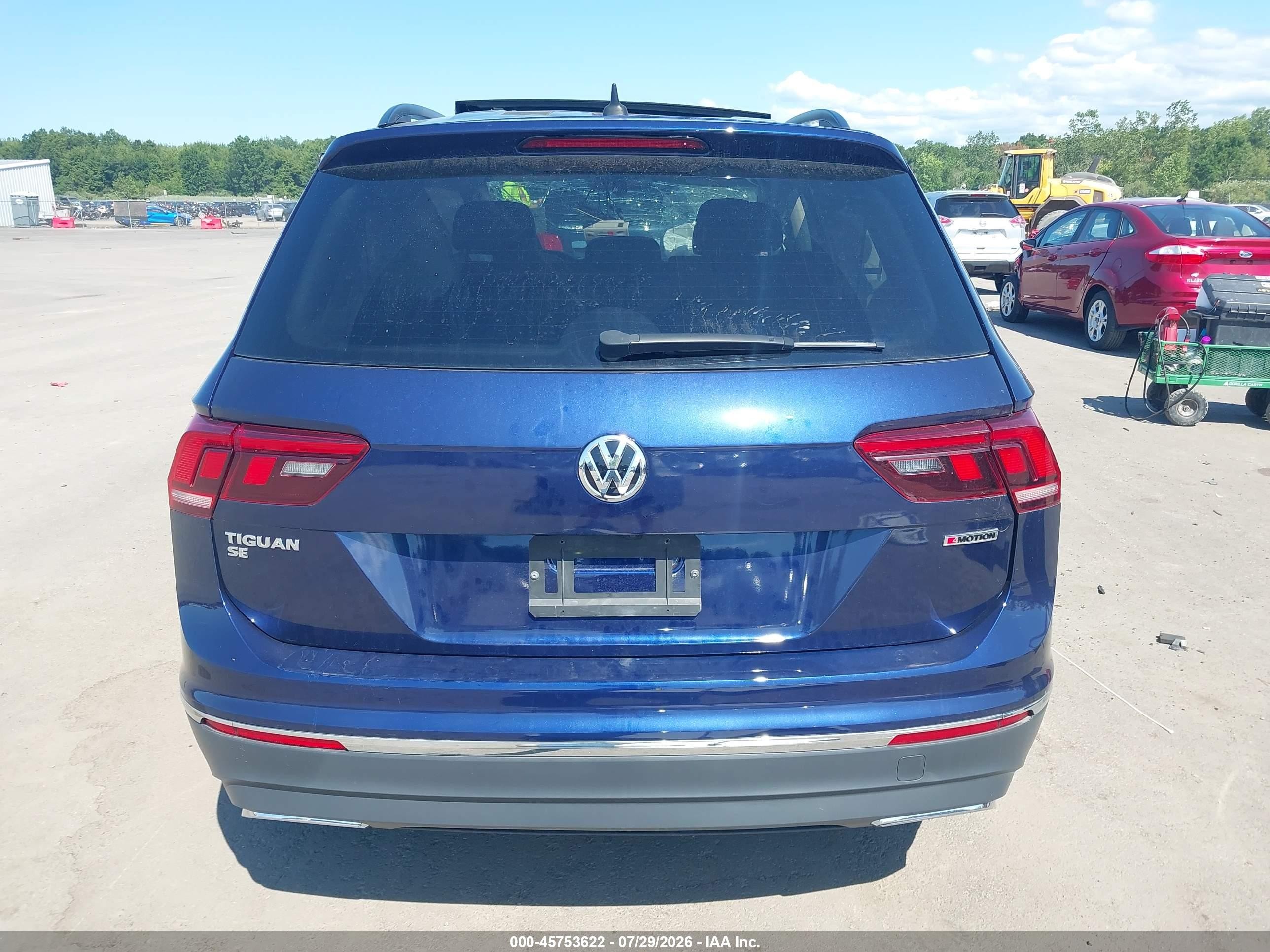 2021 Volkswagen Tiguan 2.0t Se/2.0t Se R-line Black/2.0t Sel Blue vin: 3VV2B7AX3MM040407
