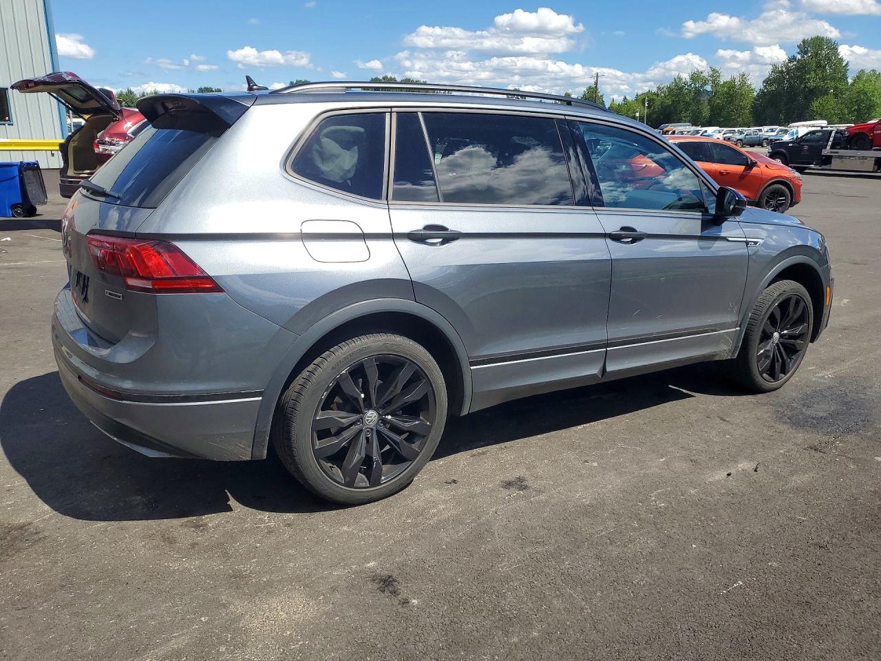 2021 Volkswagen Tiguan Se Gray vin: 3VV2B7AX4MM094718