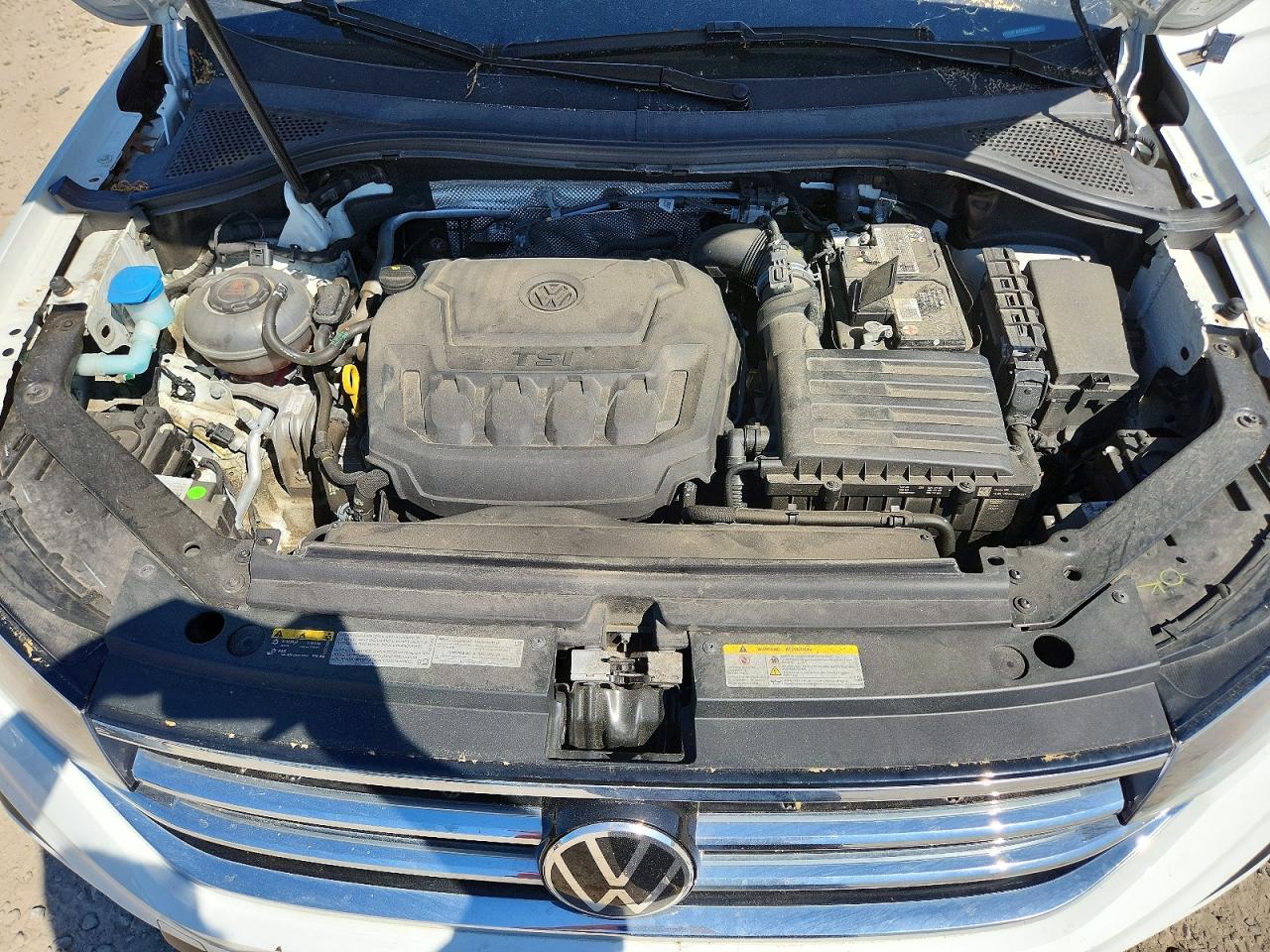2022 Volkswagen Tiguan Se White vin: 3VV2B7AX5NM009192
