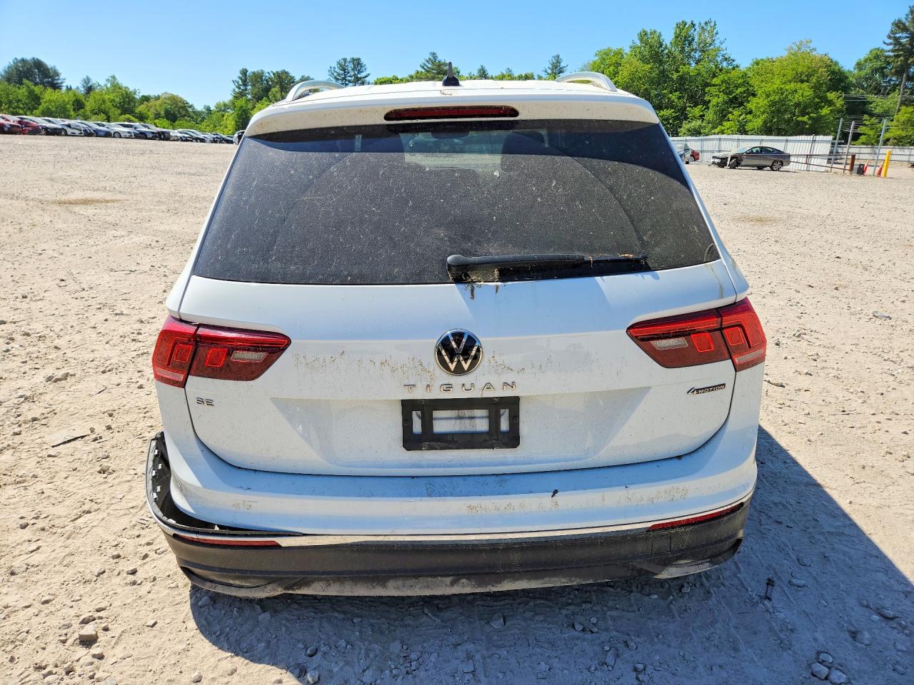 2022 Volkswagen Tiguan Se White vin: 3VV2B7AX5NM009192