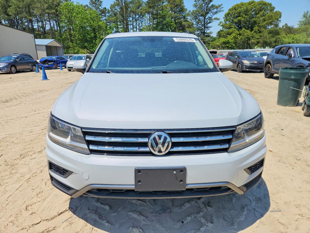 2019 Volkswagen Tiguan Se Gray vin: 3VV2B7AX6KM004921