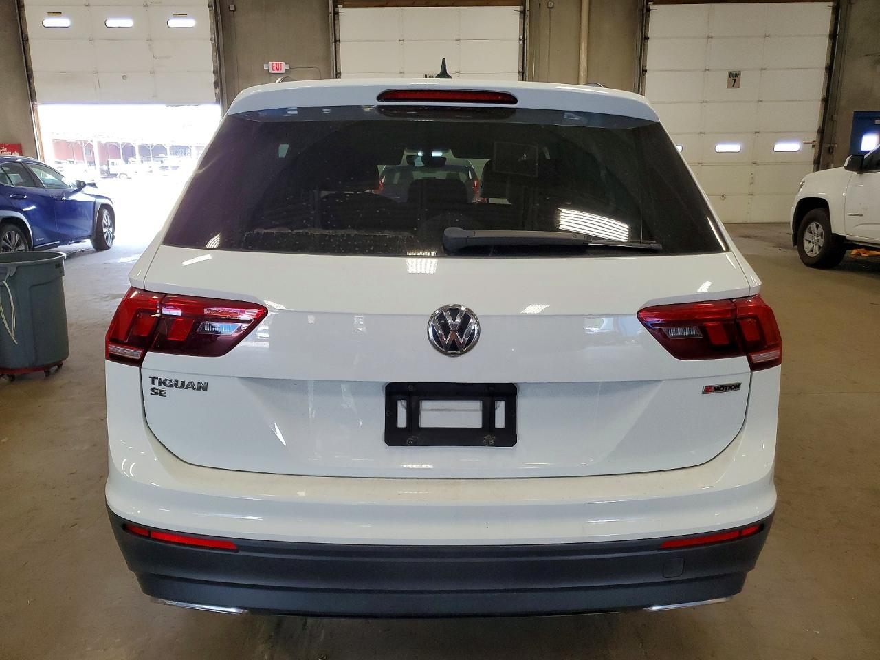 2019 Volkswagen Tiguan Se White vin: 3VV2B7AX6KM091719