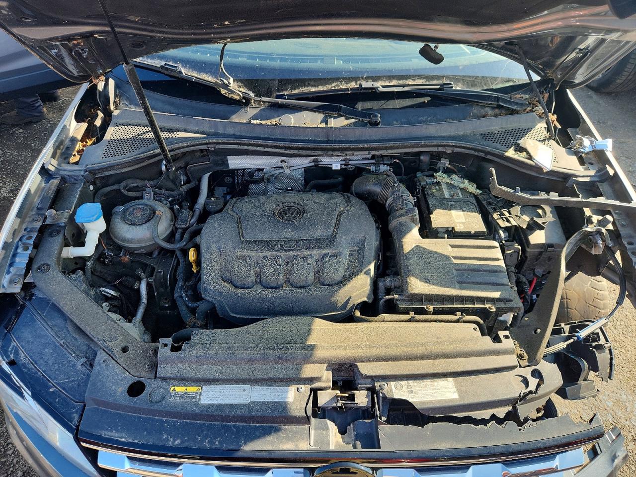 2019 Volkswagen Tiguan Se Gray vin: 3VV2B7AX6KM150641