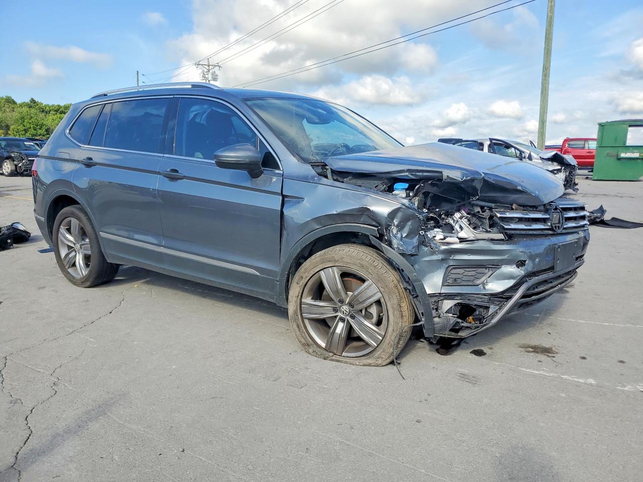 2021 Volkswagen Tiguan Se Gray vin: 3VV2B7AX6MM133972