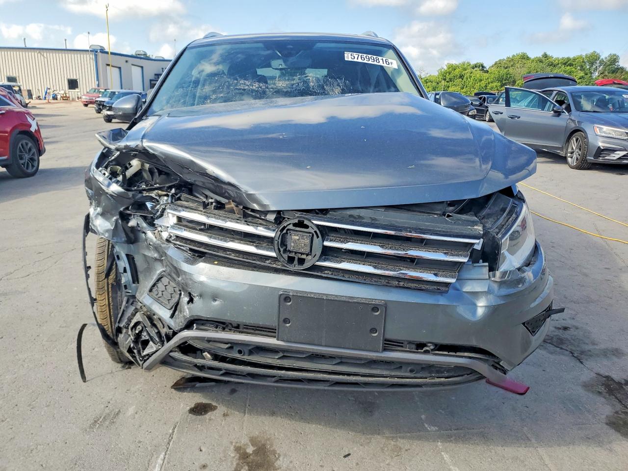 2021 Volkswagen Tiguan Se Gray vin: 3VV2B7AX6MM133972