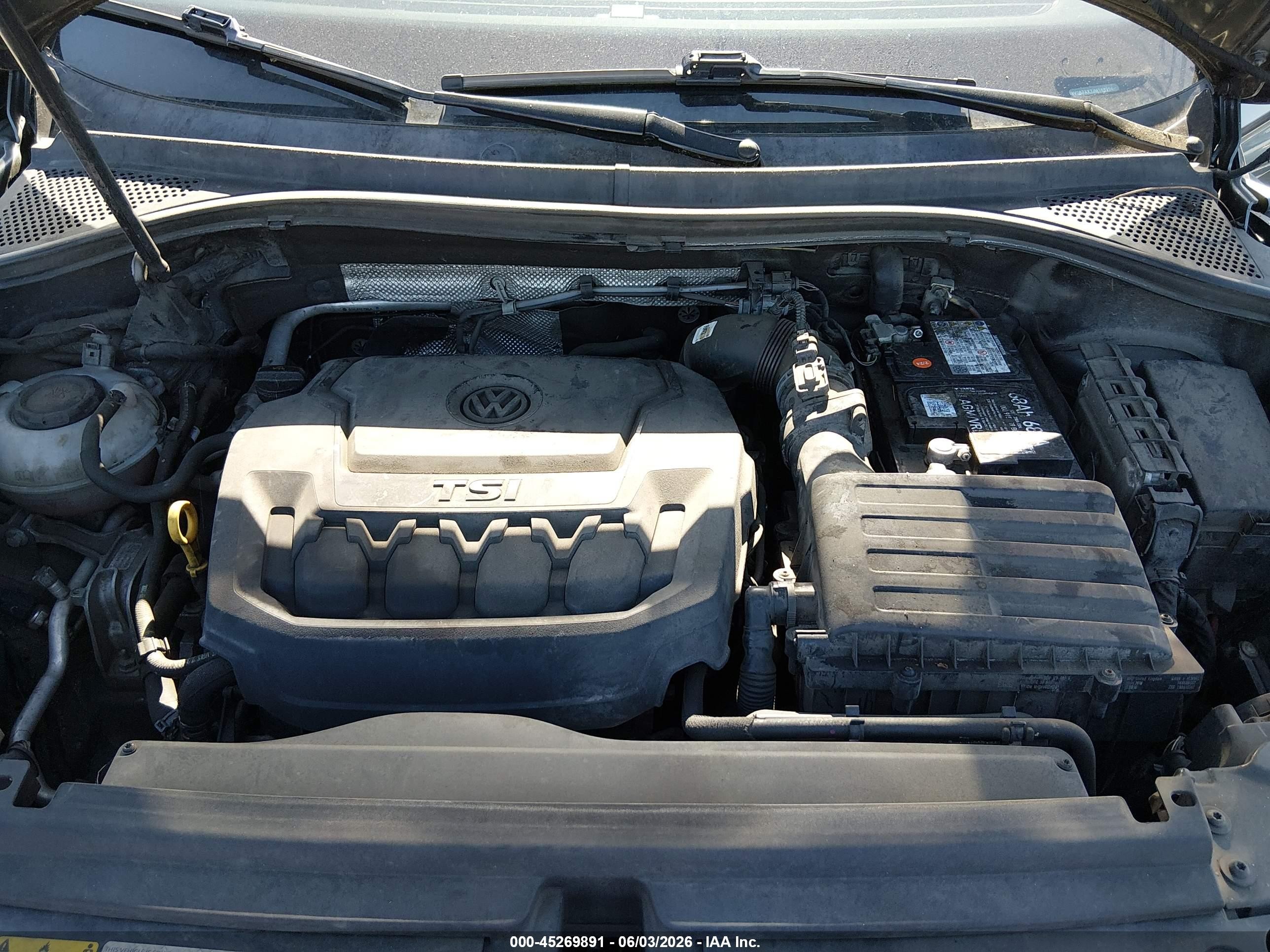 2018 Volkswagen Tiguan 2.0t Se/2.0t Sel Серый vin: 3VV2B7AX7JM169794