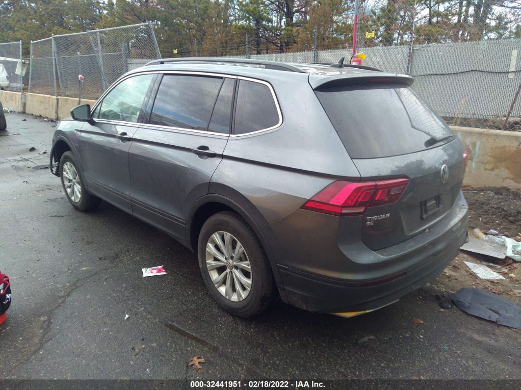 2019 Volkswagen Tiguan Se/sel/sel R-line Gray vin: 3VV2B7AX7KM042755