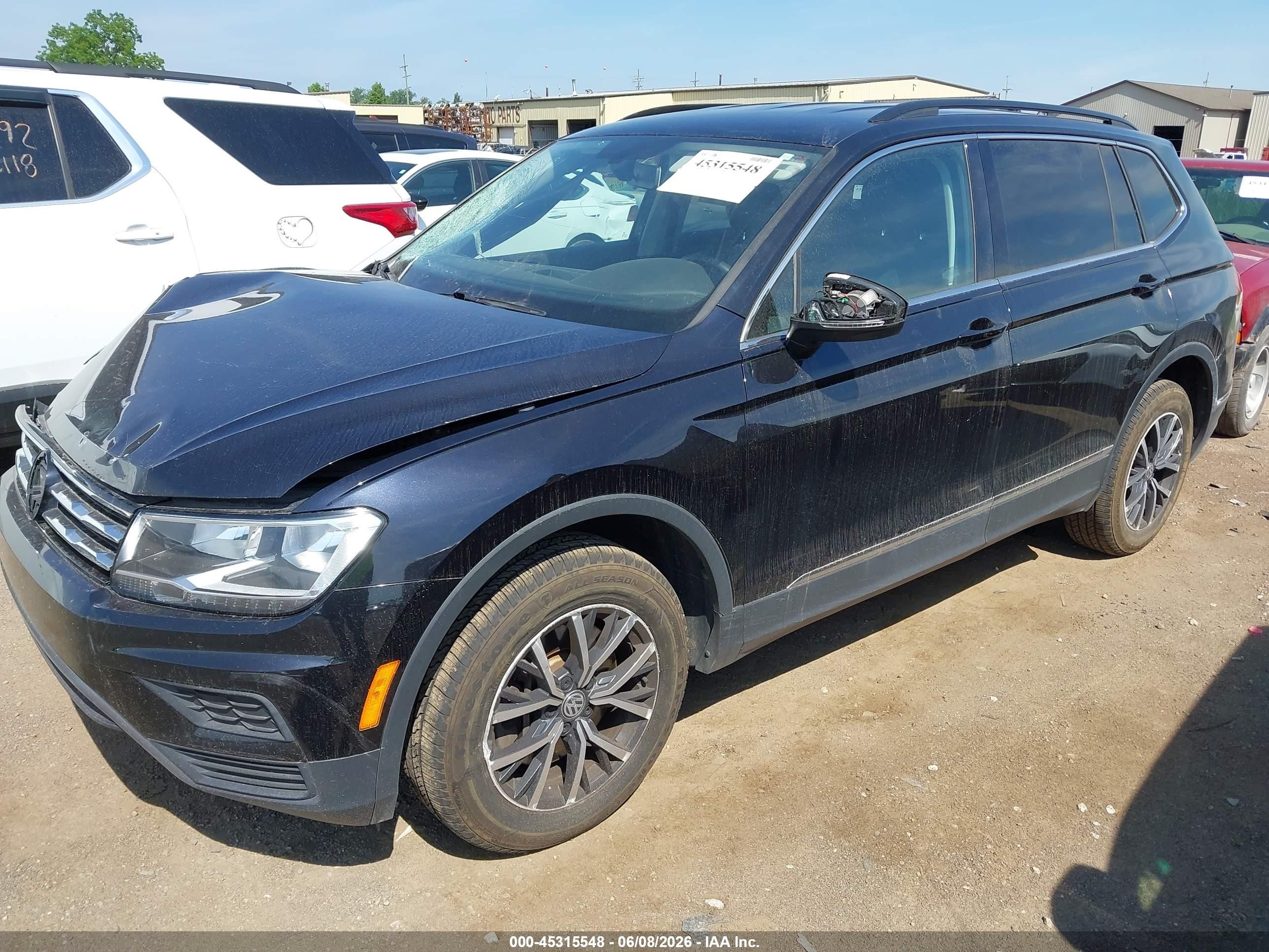2020 Volkswagen Tiguan 2.0t Se/2.0t Se R-line Black/2.0t Sel Black vin: 3VV2B7AX7LM112191