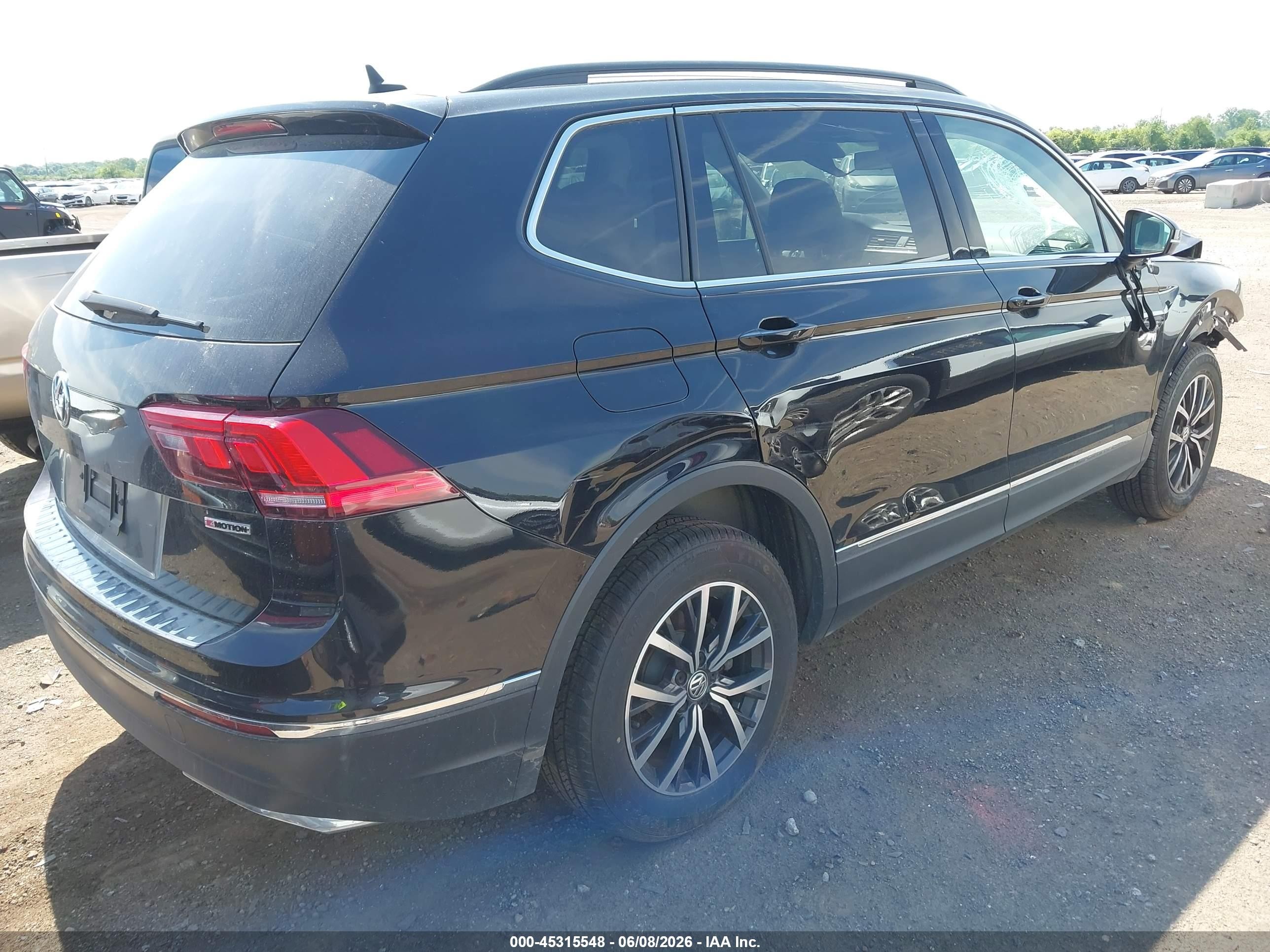2020 Volkswagen Tiguan 2.0t Se/2.0t Se R-line Black/2.0t Sel Black vin: 3VV2B7AX7LM112191