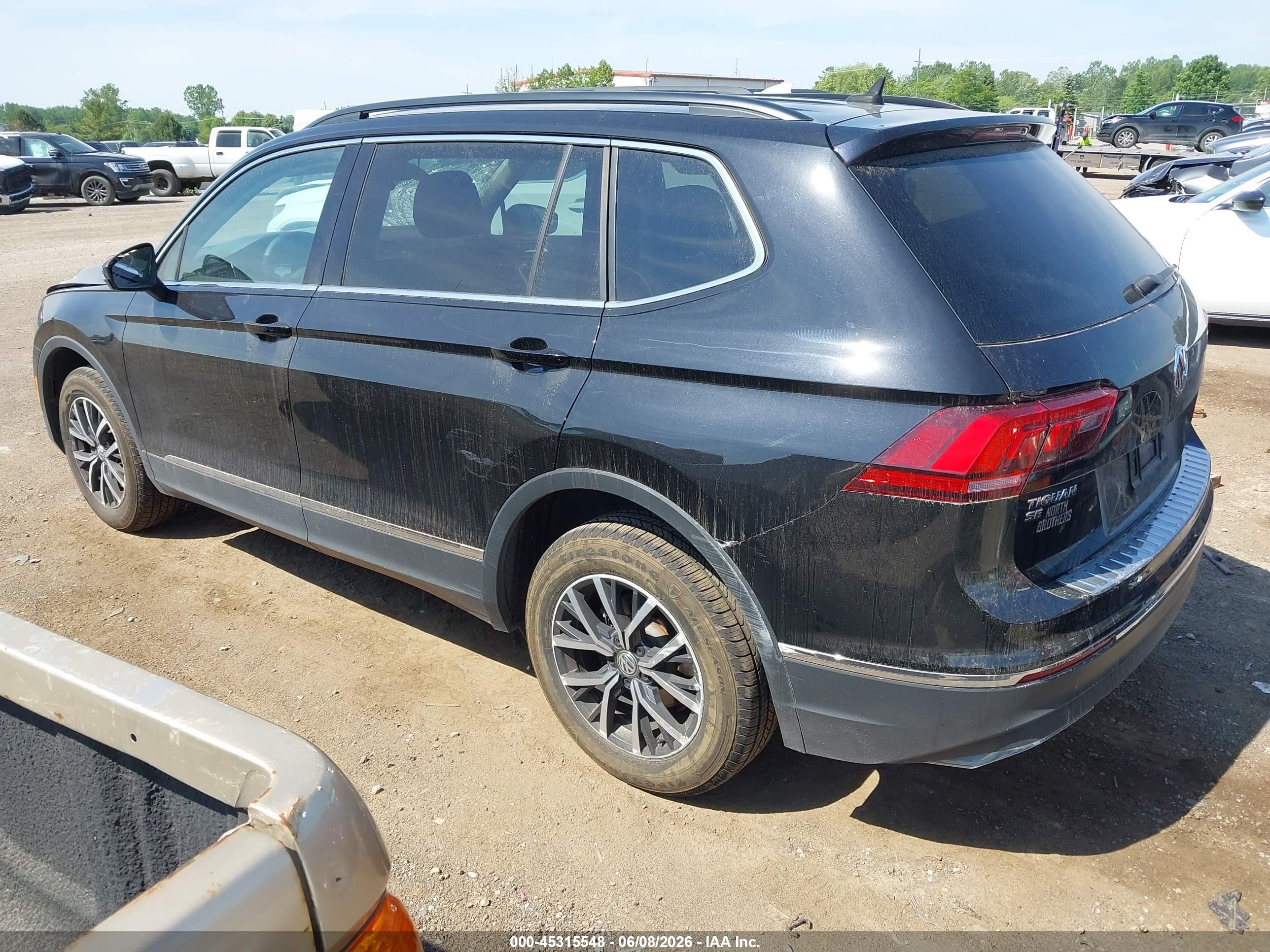 2020 Volkswagen Tiguan 2.0t Se/2.0t Se R-line Black/2.0t Sel Black vin: 3VV2B7AX7LM112191