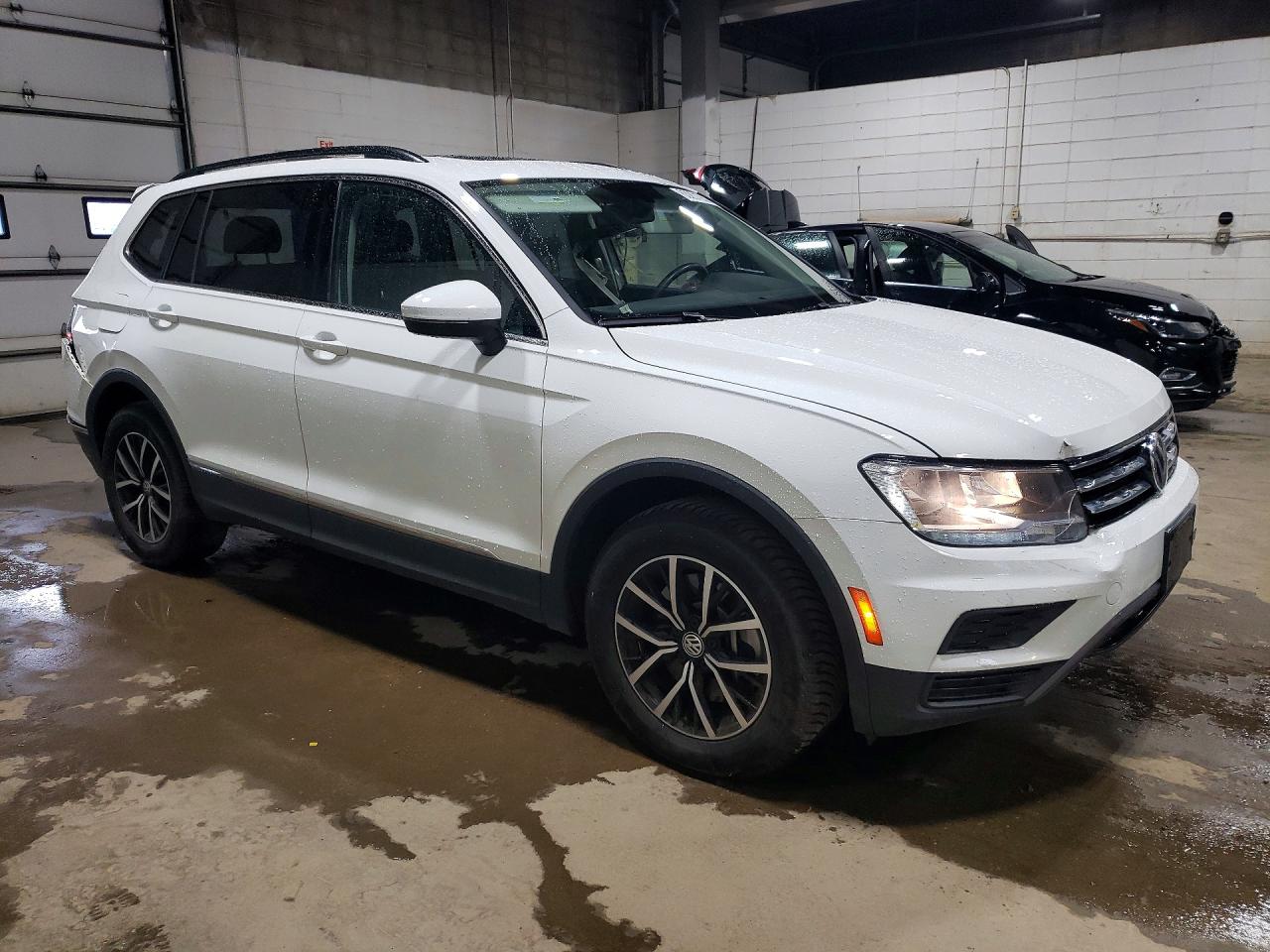2021 Volkswagen Tiguan Se White vin: 3VV2B7AX7MM110006