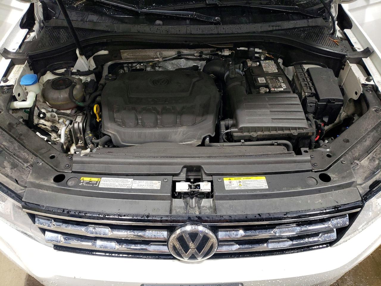 2021 Volkswagen Tiguan Se White vin: 3VV2B7AX7MM110006