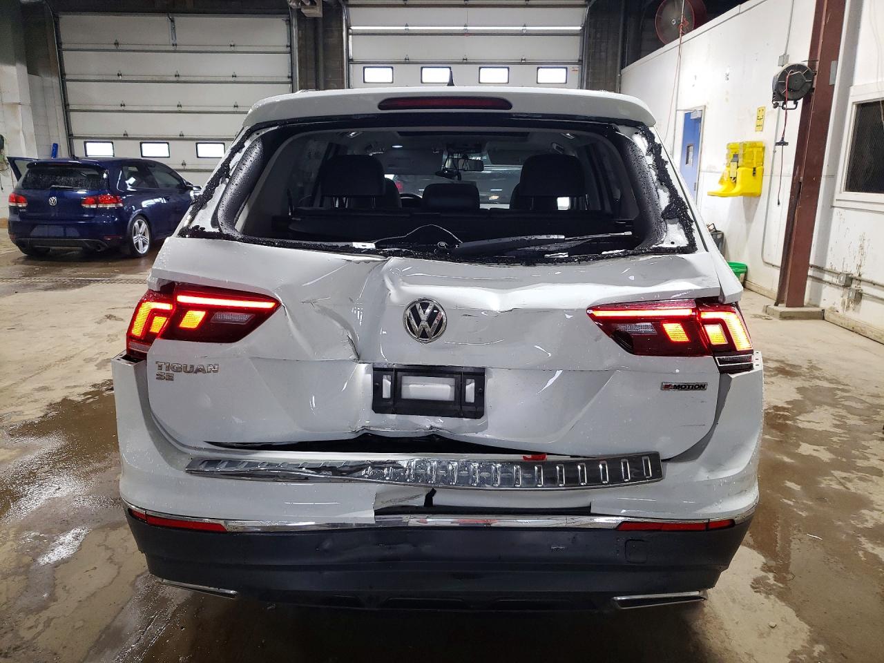 2021 Volkswagen Tiguan Se White vin: 3VV2B7AX7MM110006