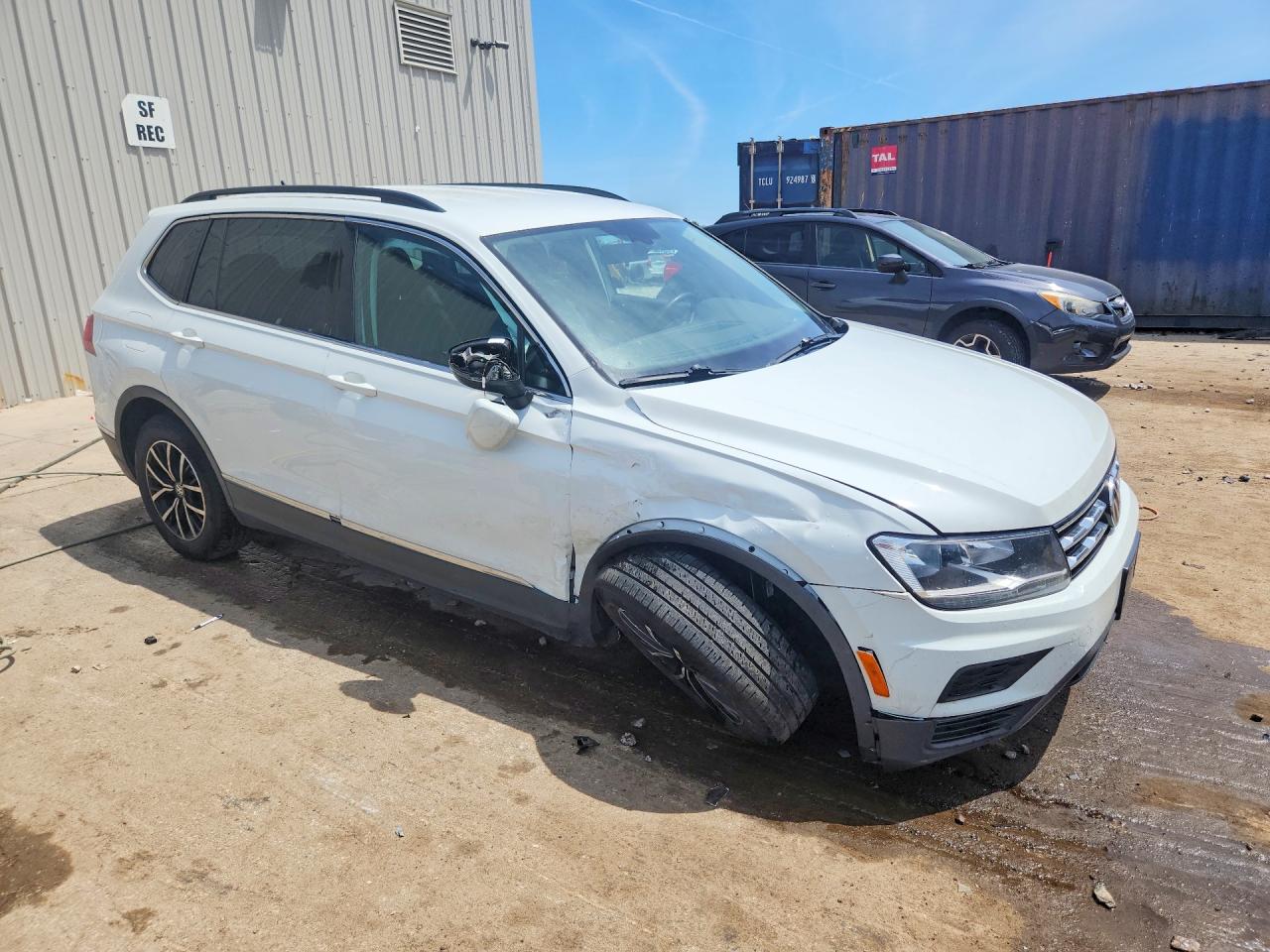 2021 Volkswagen Tiguan Se White vin: 3VV2B7AX8MM115912