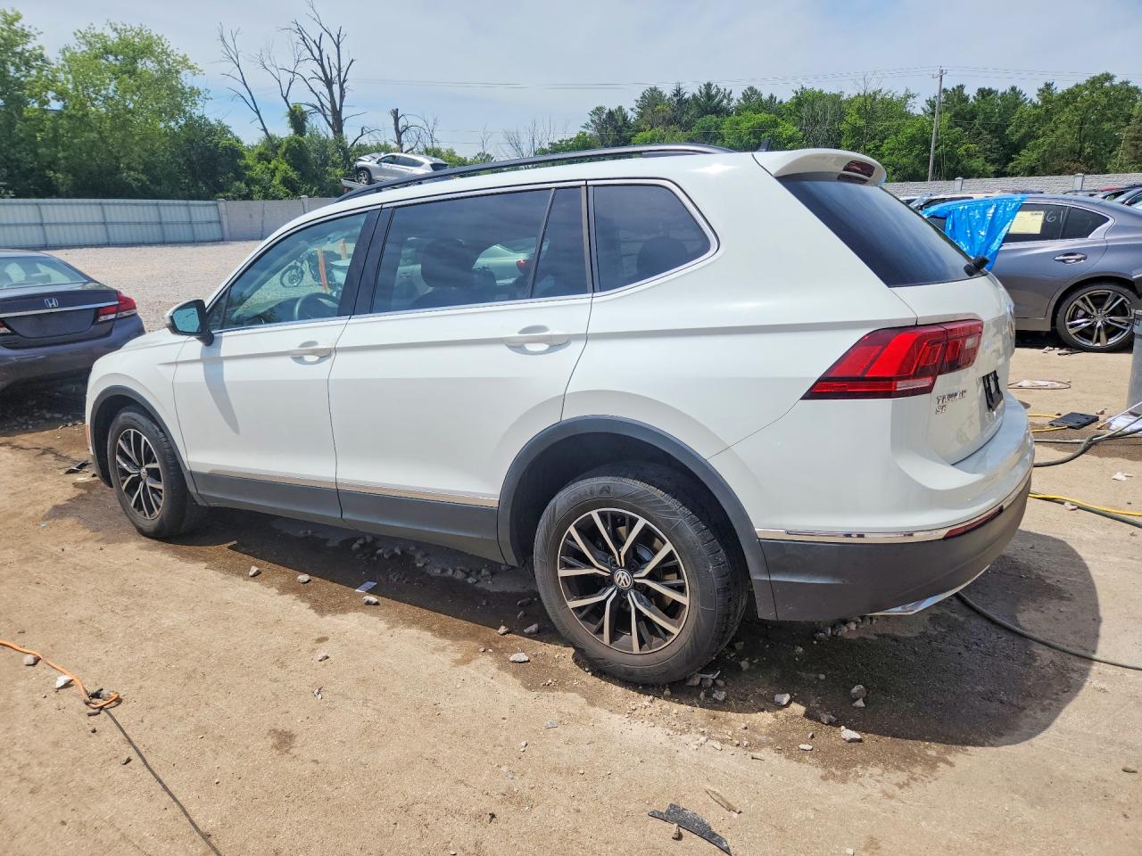 2021 Volkswagen Tiguan Se White vin: 3VV2B7AX8MM115912
