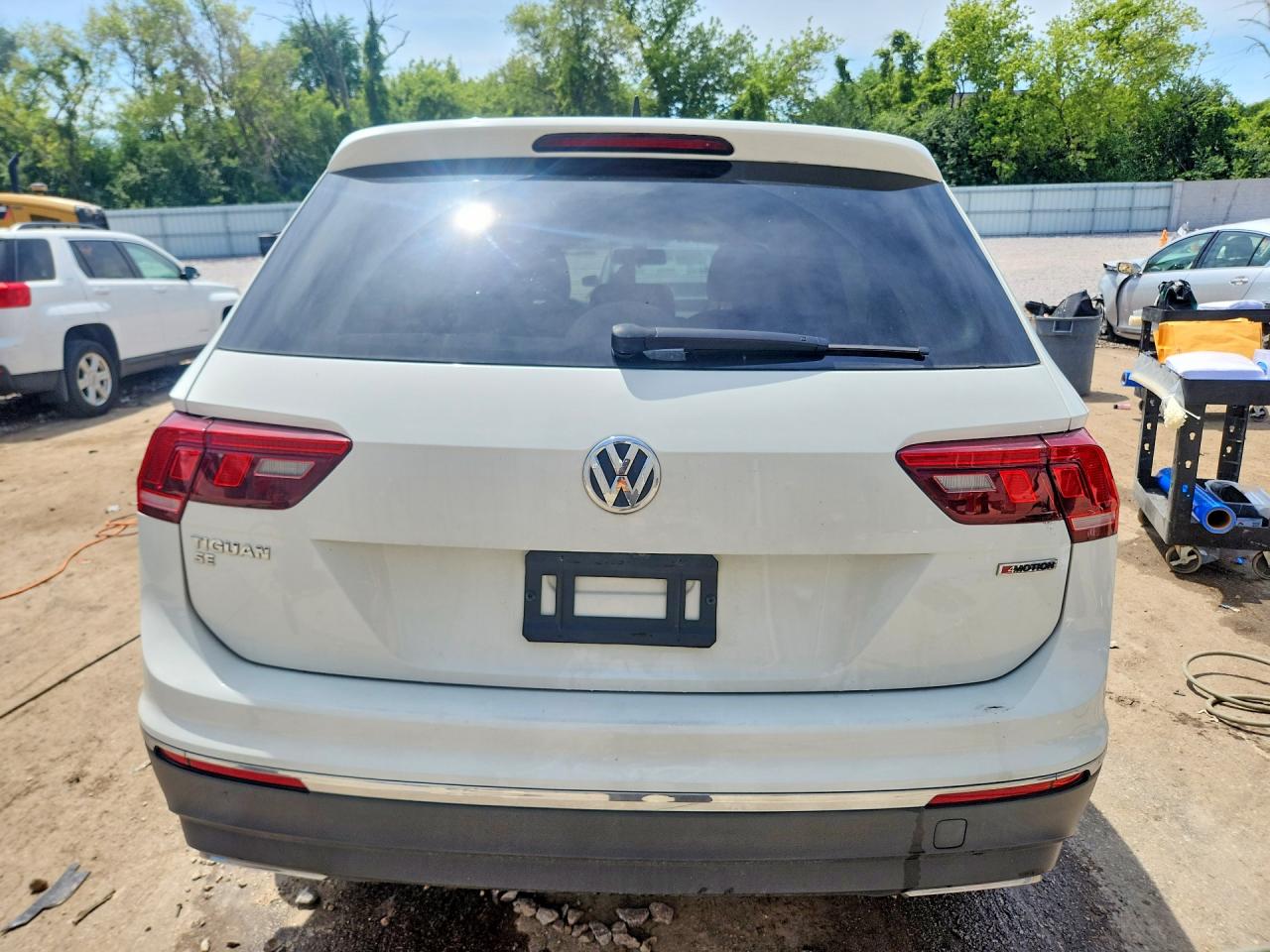 2021 Volkswagen Tiguan Se White vin: 3VV2B7AX8MM115912