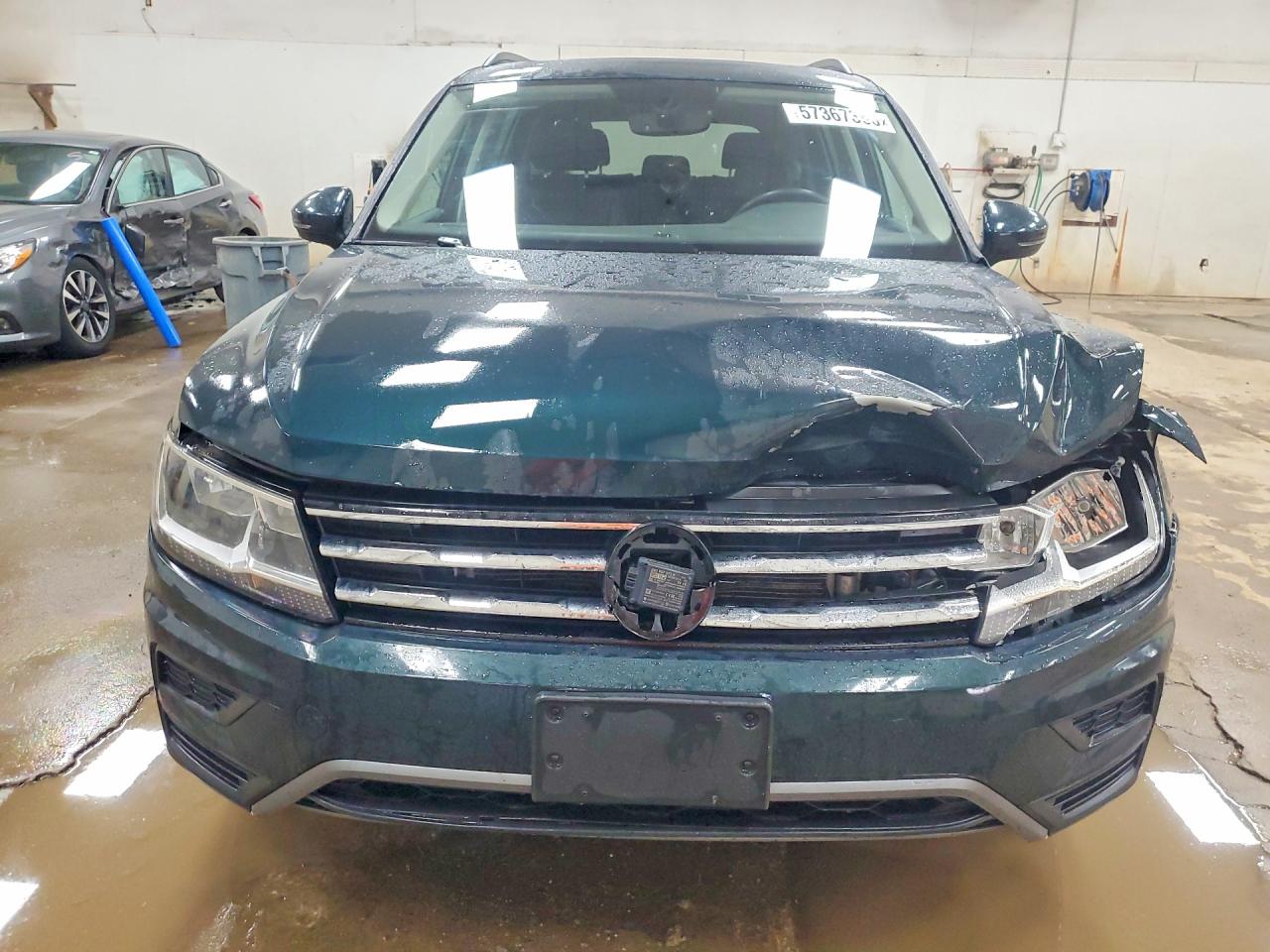 2018 Volkswagen Tiguan Se Green vin: 3VV2B7AX9JM158005