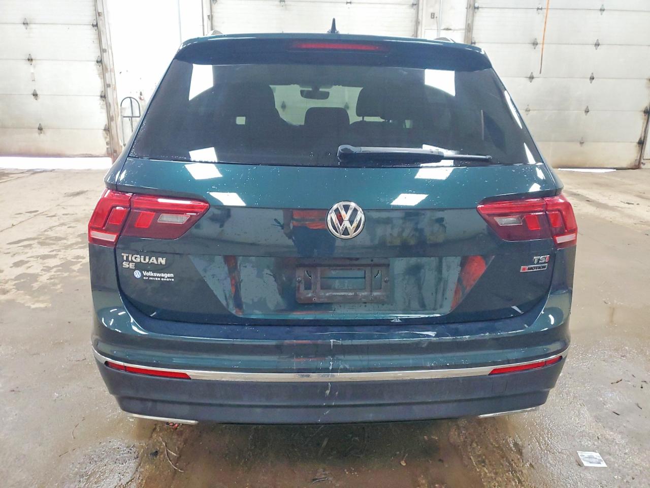 2018 Volkswagen Tiguan Se Green vin: 3VV2B7AX9JM158005
