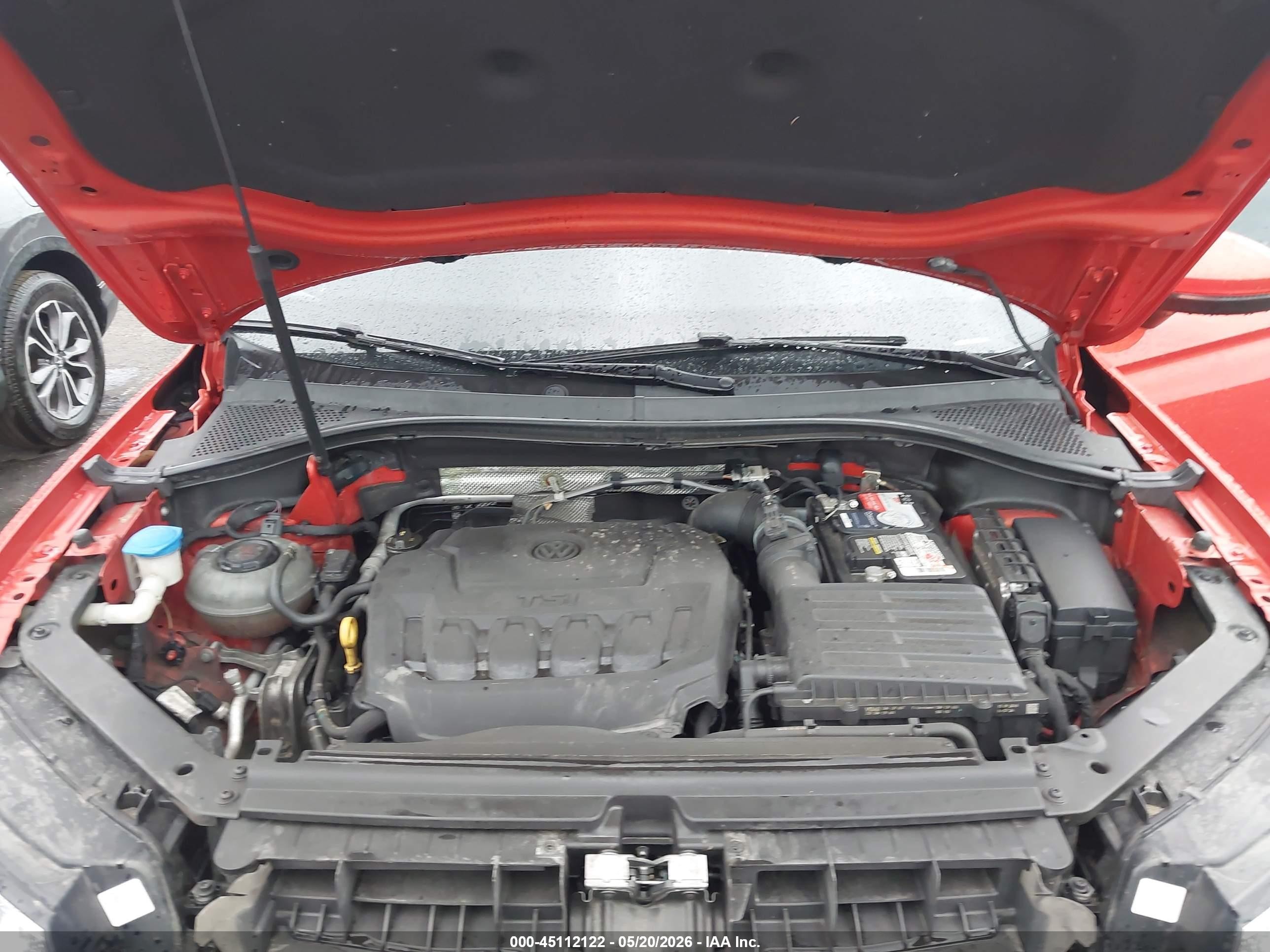 2019 Volkswagen Tiguan Orange vin: 3VV2B7AX9KM012267