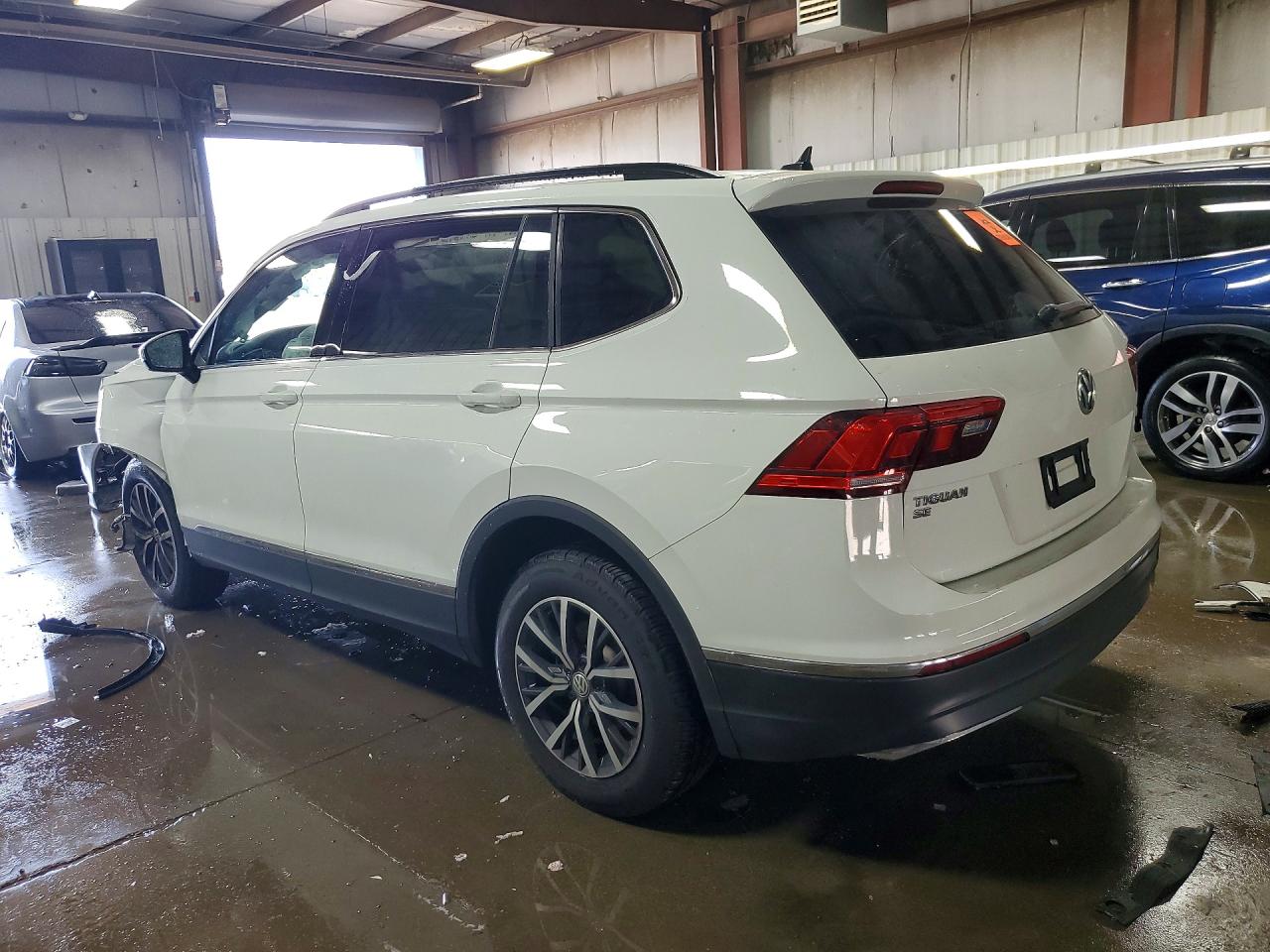 2020 Volkswagen Tiguan Se White vin: 3VV2B7AX9LM002176