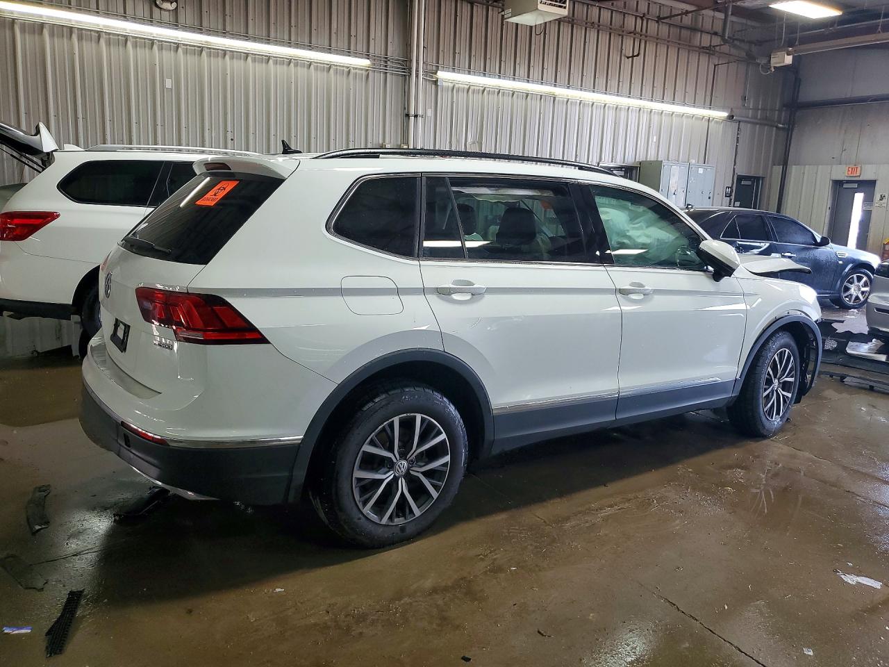 2020 Volkswagen Tiguan Se White vin: 3VV2B7AX9LM002176