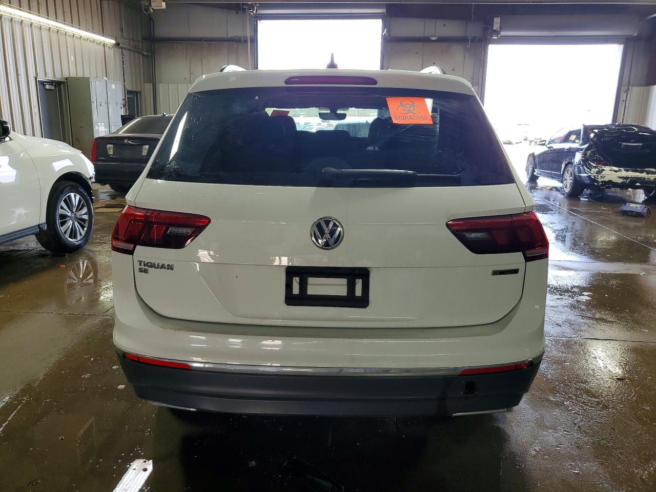 2020 Volkswagen Tiguan Se White vin: 3VV2B7AX9LM002176