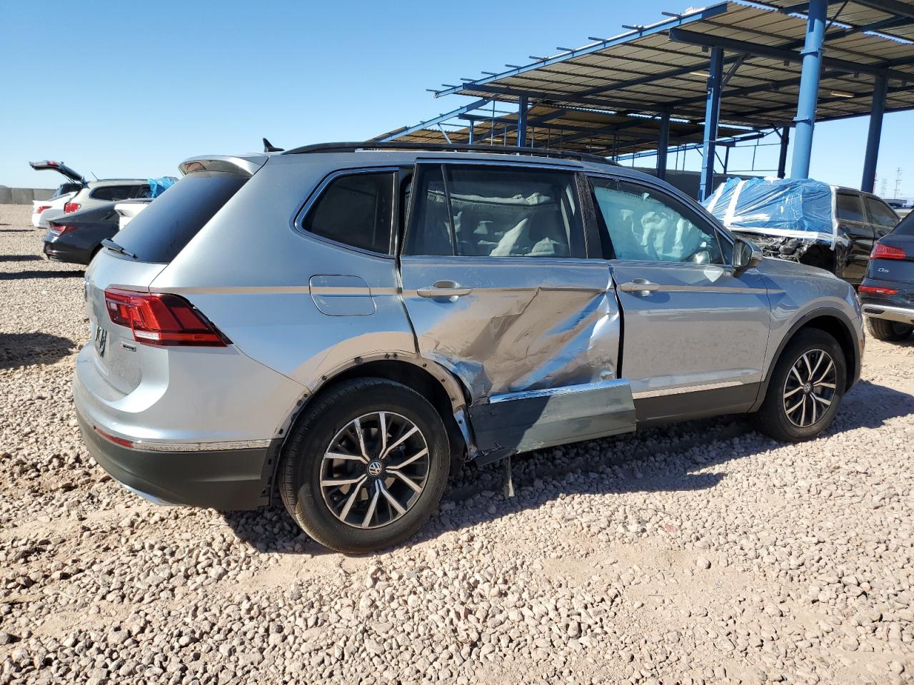 2021 Volkswagen Tiguan Se Серебряный vin: 3VV2B7AX9MM107821