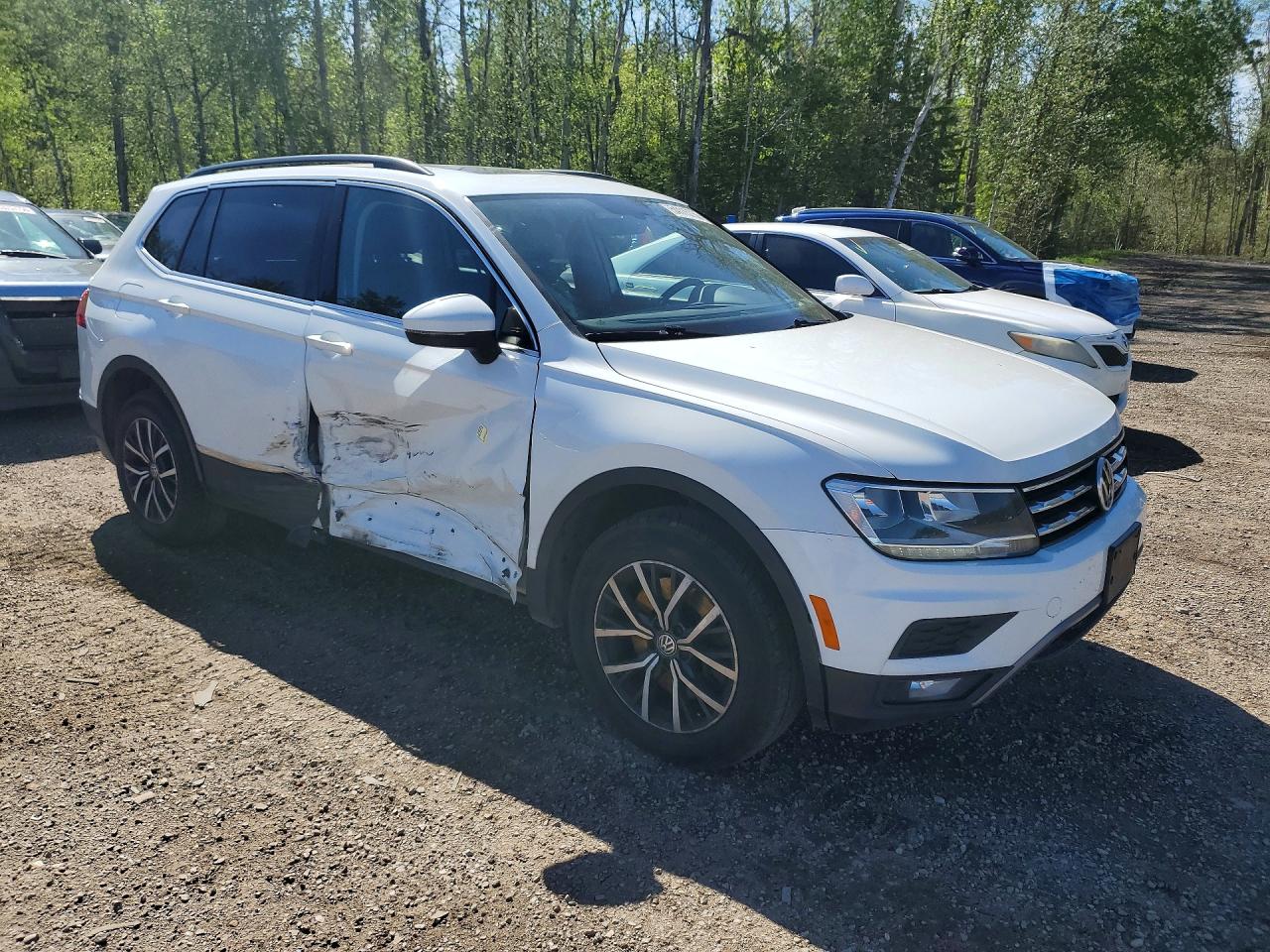 2018 Volkswagen Tiguan Se Белый vin: 3VV2B7AXXJM100324