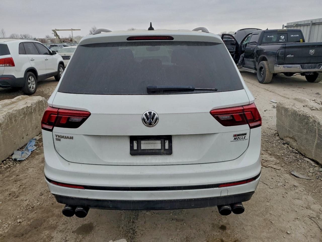 2021 Volkswagen Tiguan Se White vin: 3VV2B7AXXMM030327