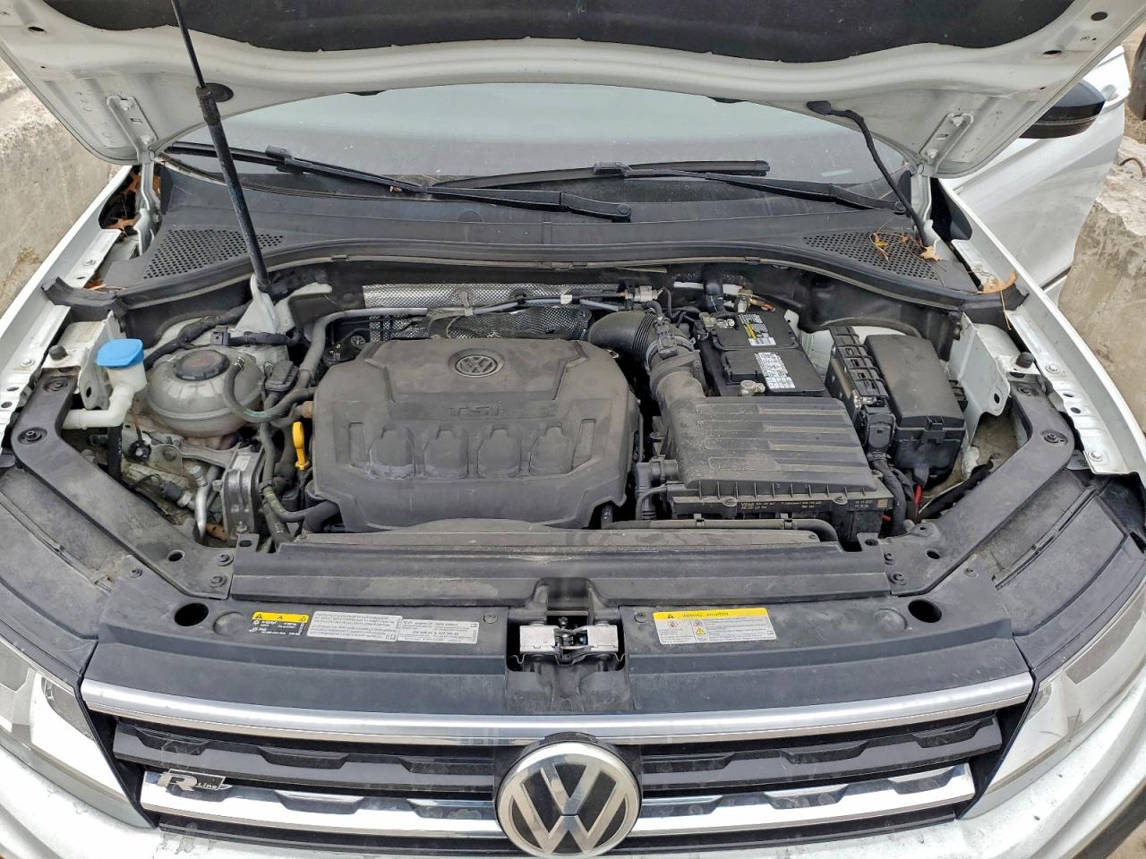 2021 Volkswagen Tiguan Se White vin: 3VV2B7AXXMM030327