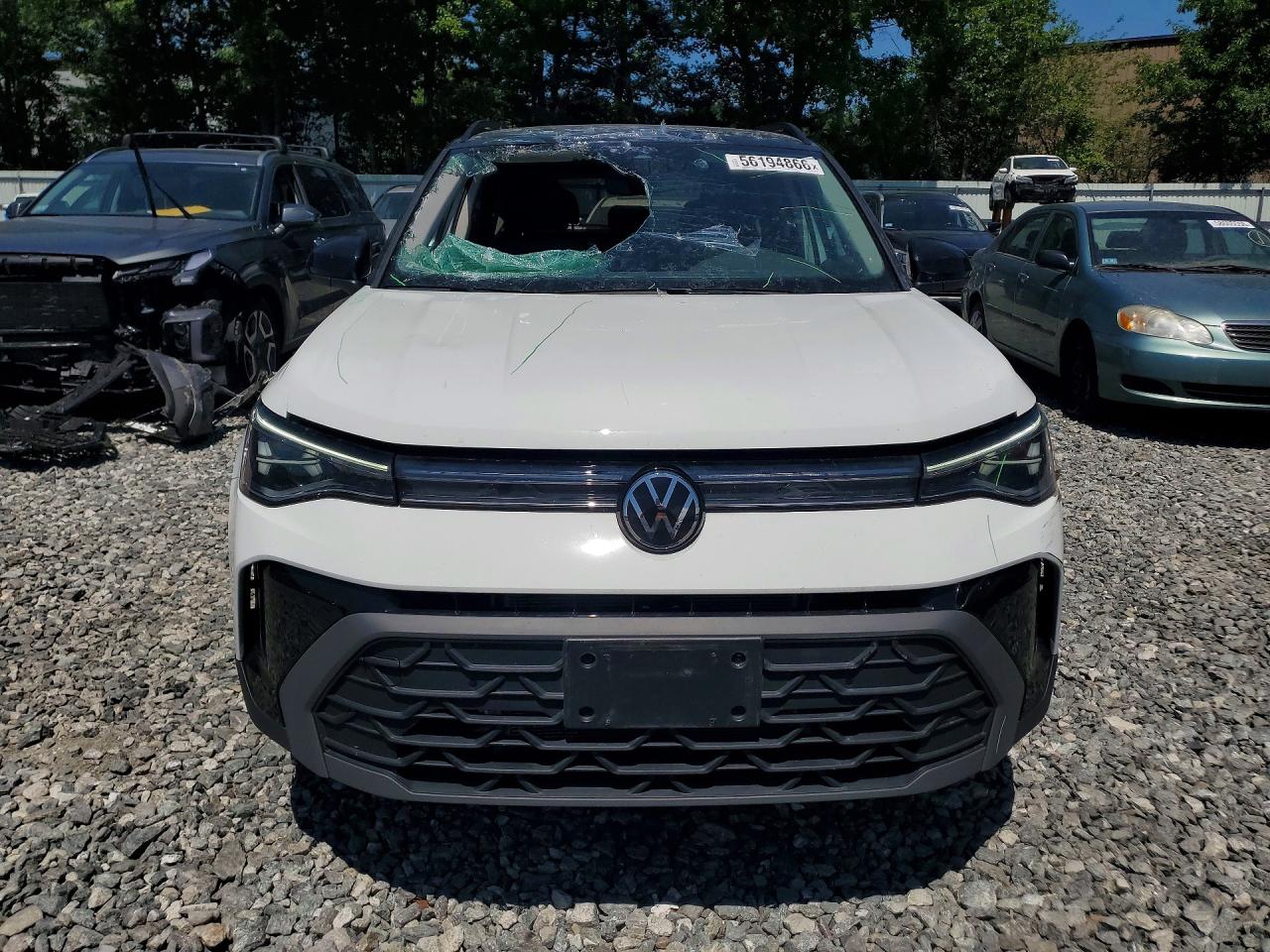 2025 Volkswagen Taos Se Black White vin: 3VV2C7B22SM004334