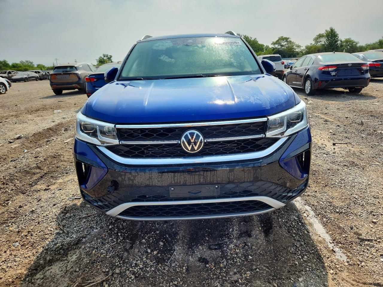 2023 Volkswagen Taos Sel Blue vin: 3VV2X7B22PM306850