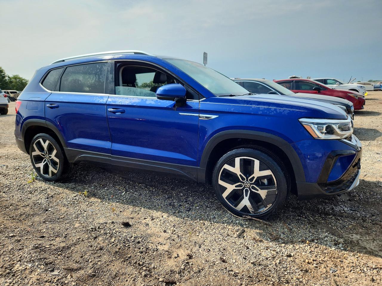 2023 Volkswagen Taos Sel Blue vin: 3VV2X7B22PM306850
