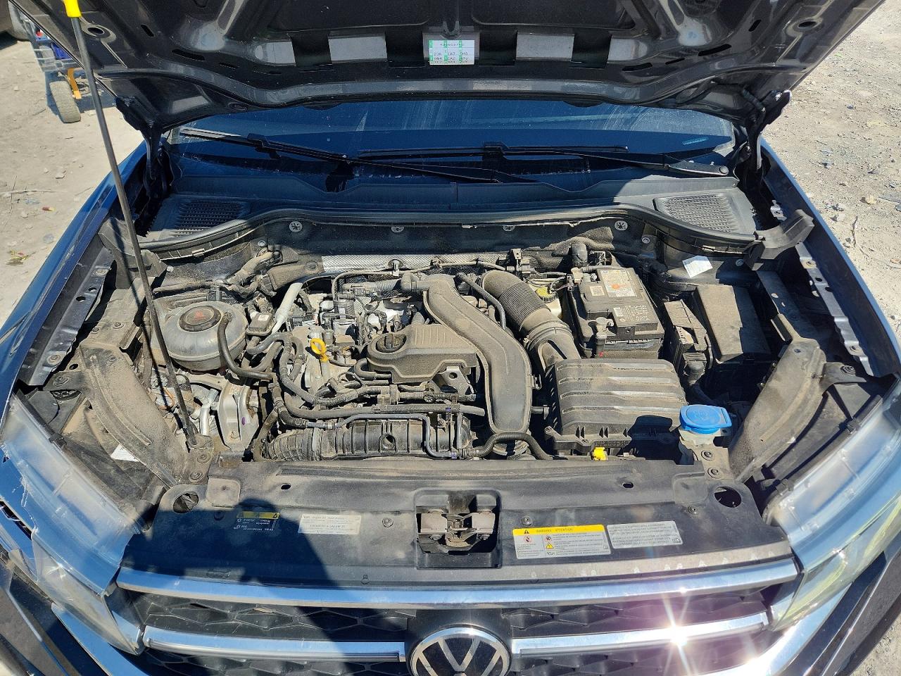 2022 Volkswagen Taos Sel Gray vin: 3VV2X7B27NM044370