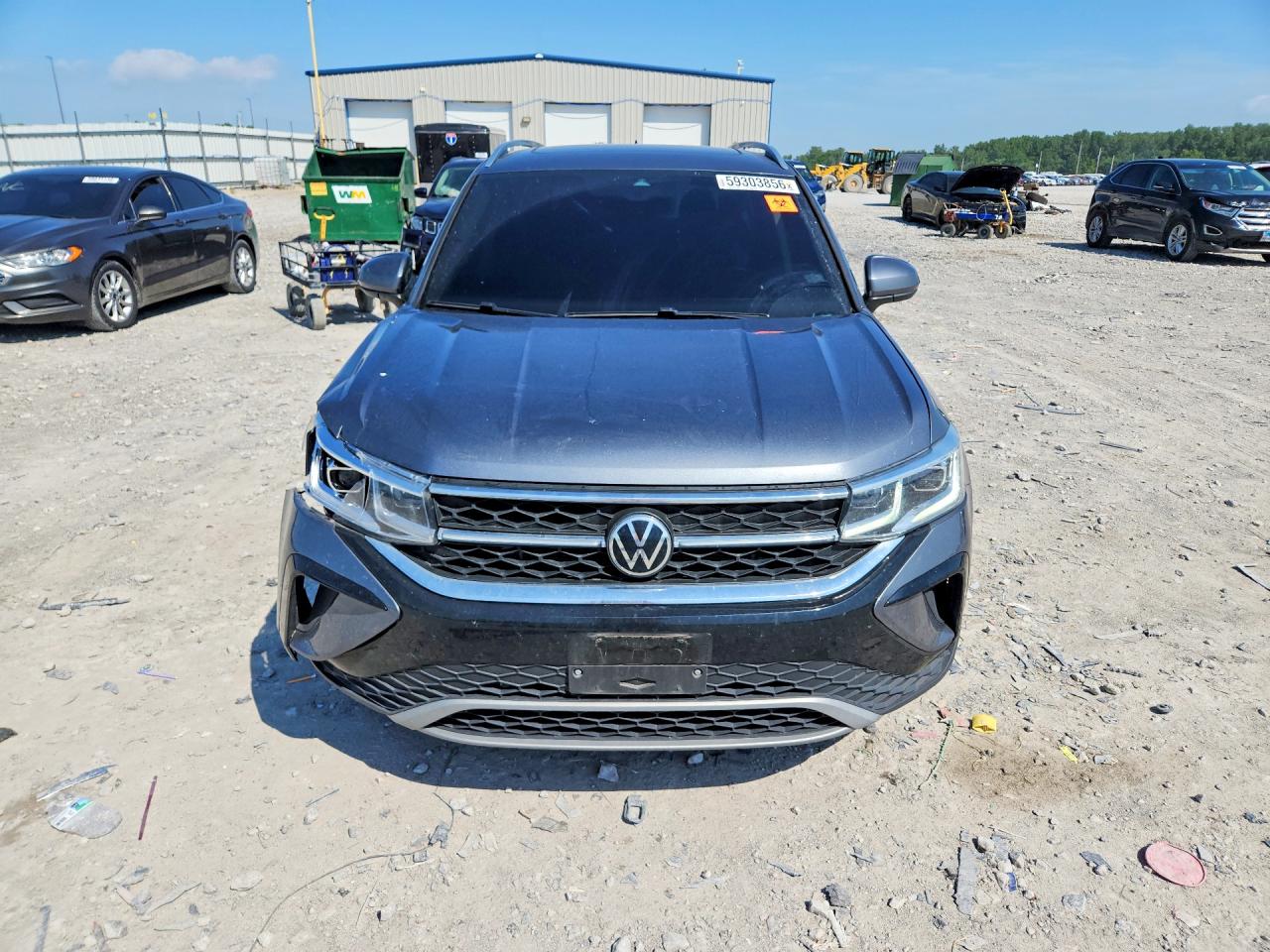 2022 Volkswagen Taos Sel Gray vin: 3VV2X7B27NM044370