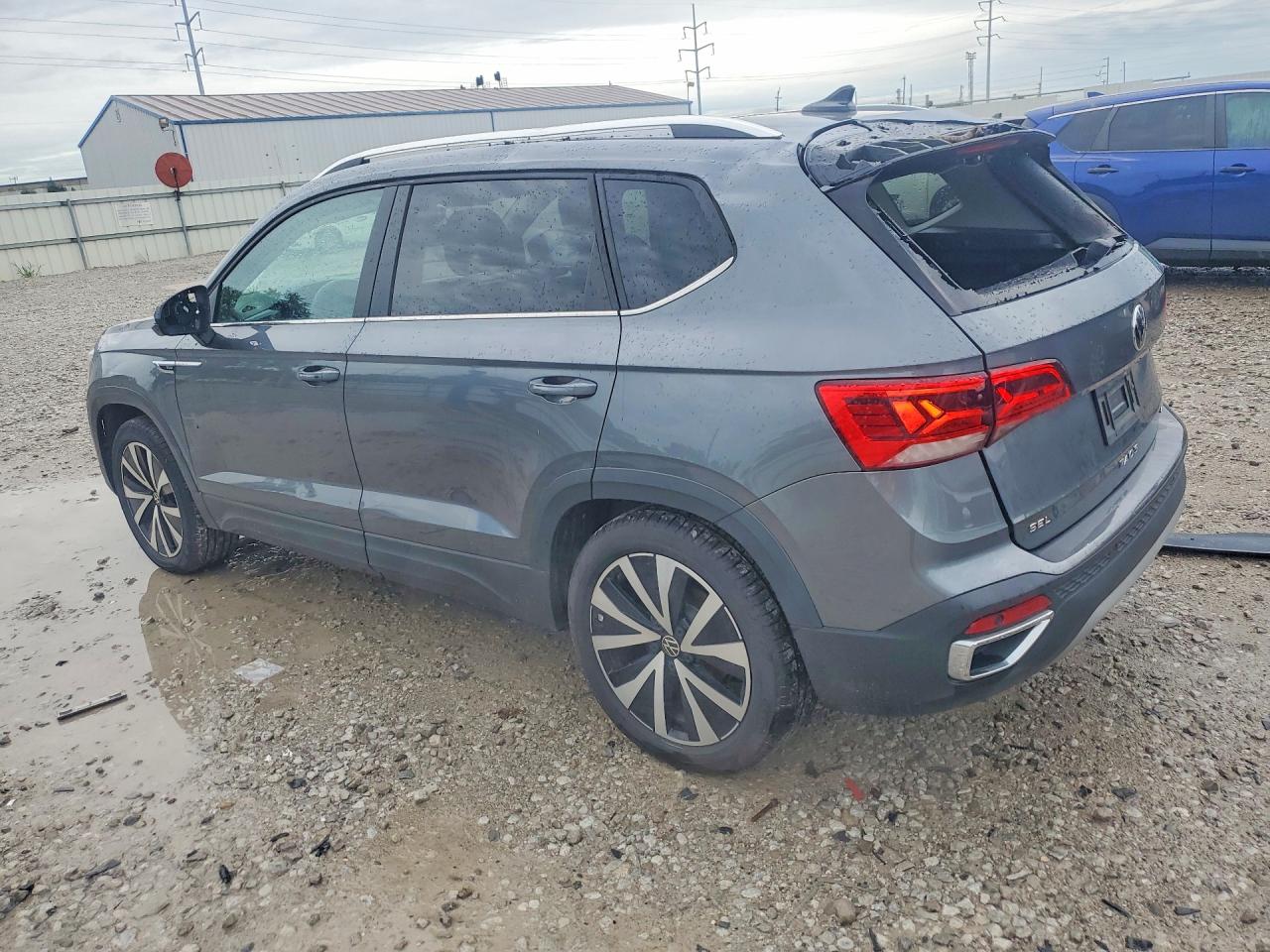 2022 Volkswagen Taos Sel Серый vin: 3VV2X7B27NM045728