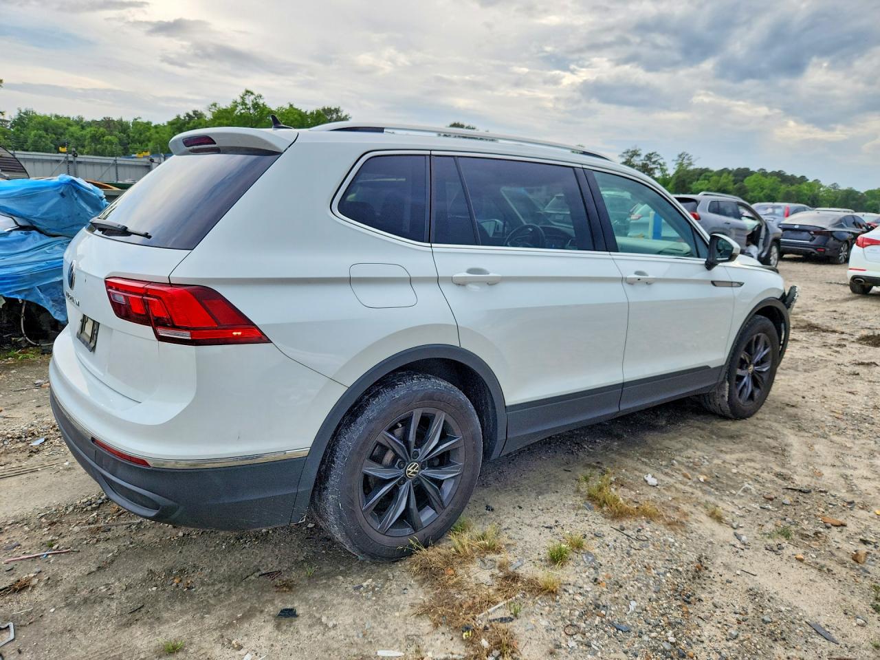 2022 Volkswagen Tiguan Se Белый vin: 3VV3B7AX1NM014412