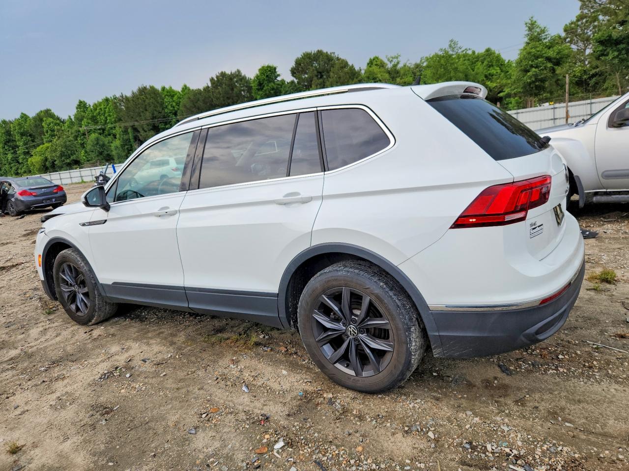 2022 Volkswagen Tiguan Se Белый vin: 3VV3B7AX1NM014412