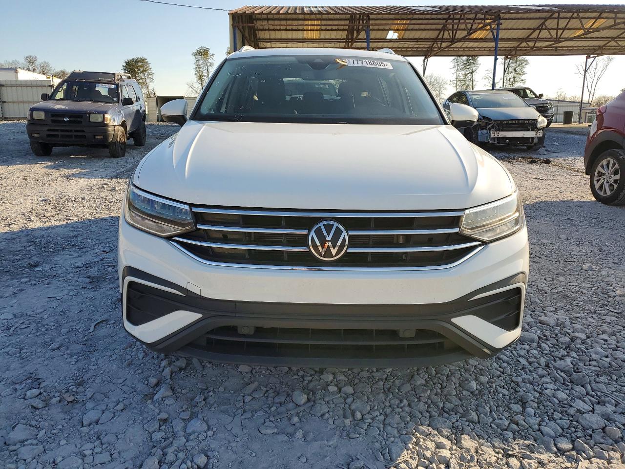 2022 Volkswagen Tiguan Se Белый vin: 3VV3B7AX1NM074710