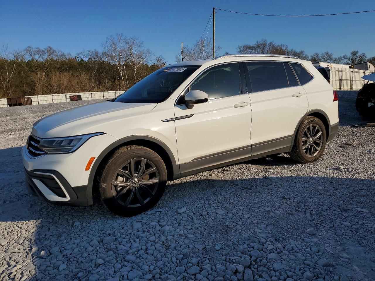 2022 Volkswagen Tiguan Se Белый vin: 3VV3B7AX1NM074710