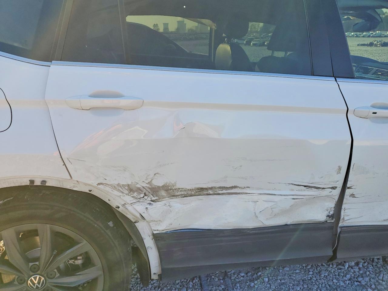 2022 Volkswagen Tiguan Se Белый vin: 3VV3B7AX1NM074710